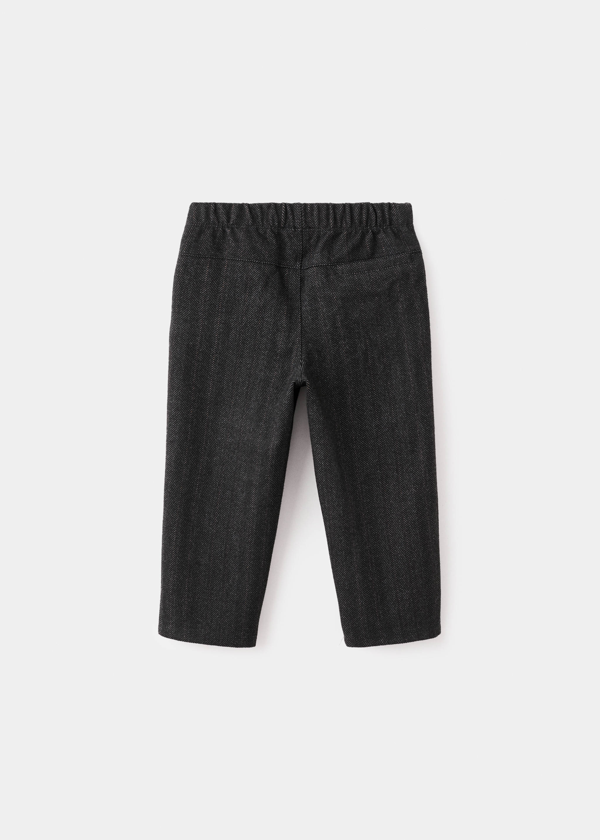 بنطلون بنقشة الزجزاج - الجهة الخلفية للمنتج