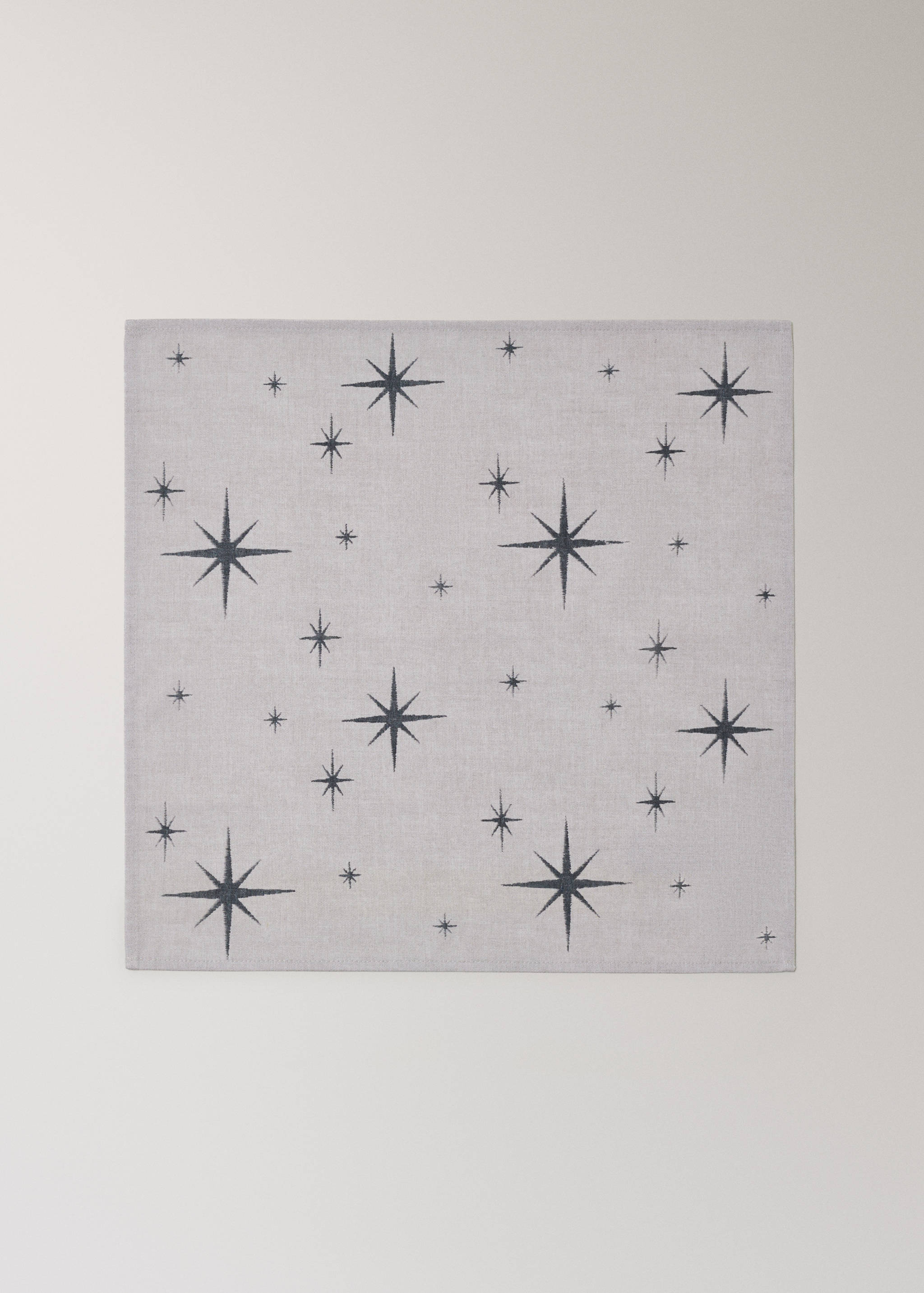 Cotton napkins with star pattern - Article without model