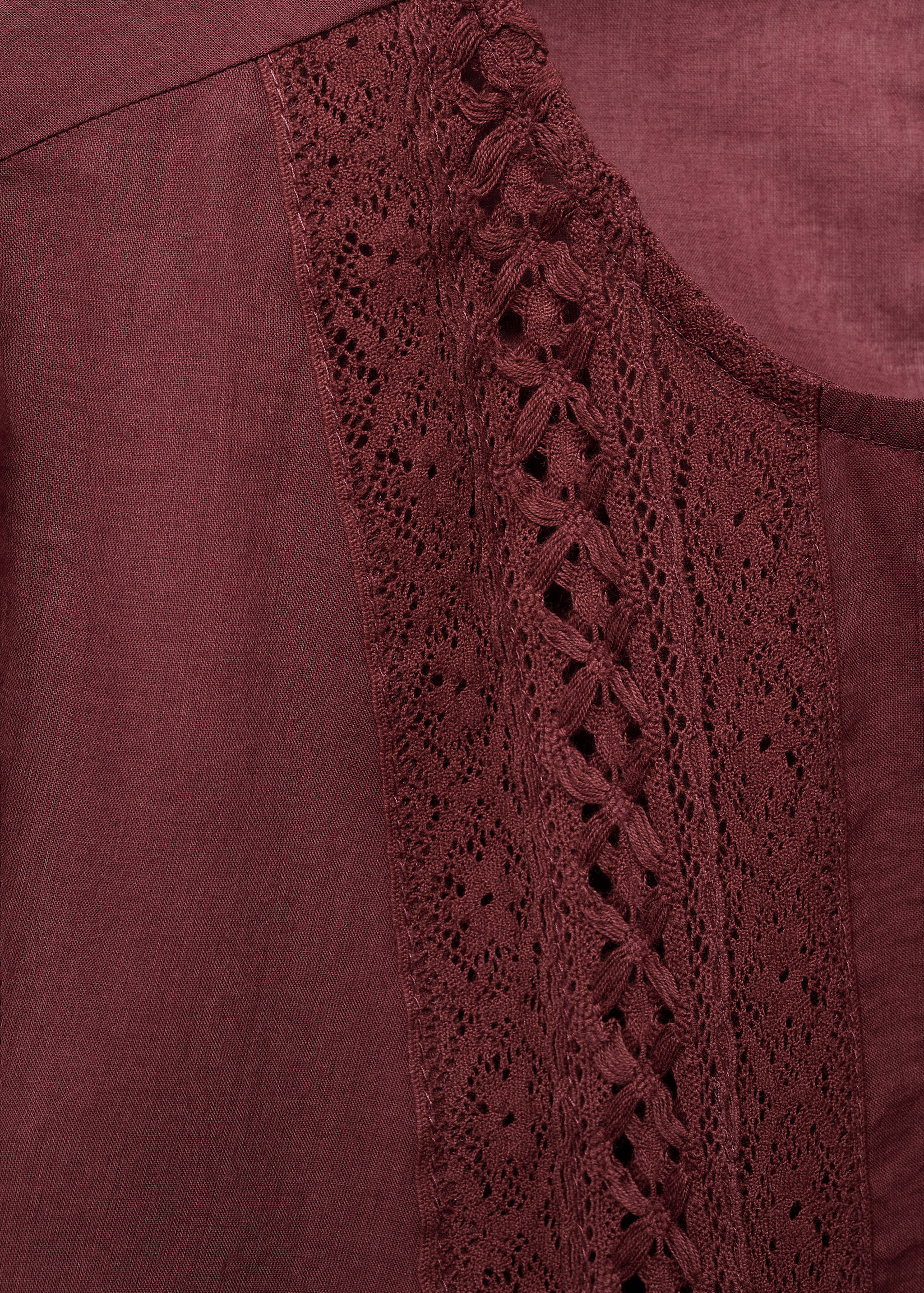 Embroidered puff-sleeve blouse - Details of the article 8