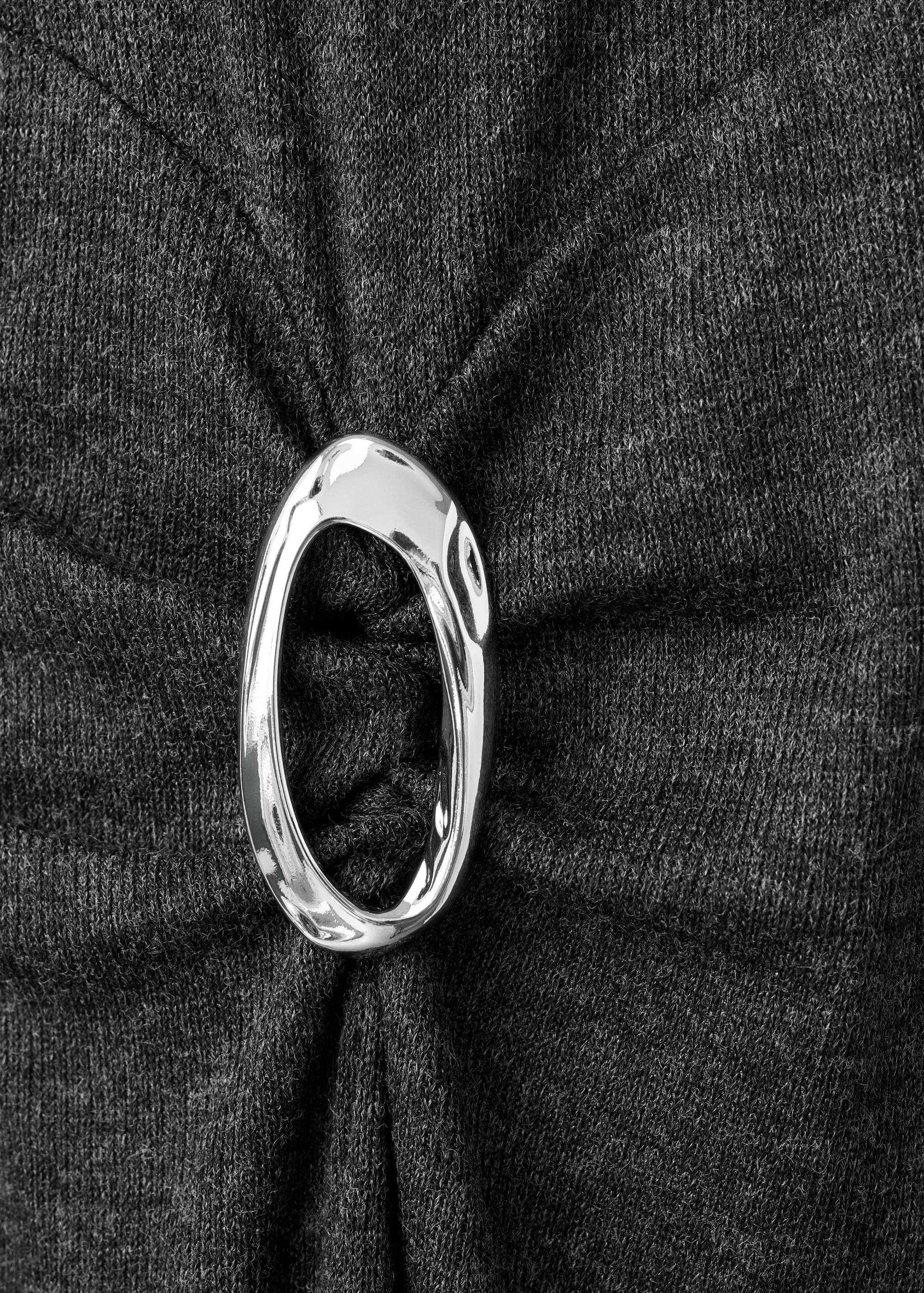 Fine-knit dress with metallic detail - Details of the article 8