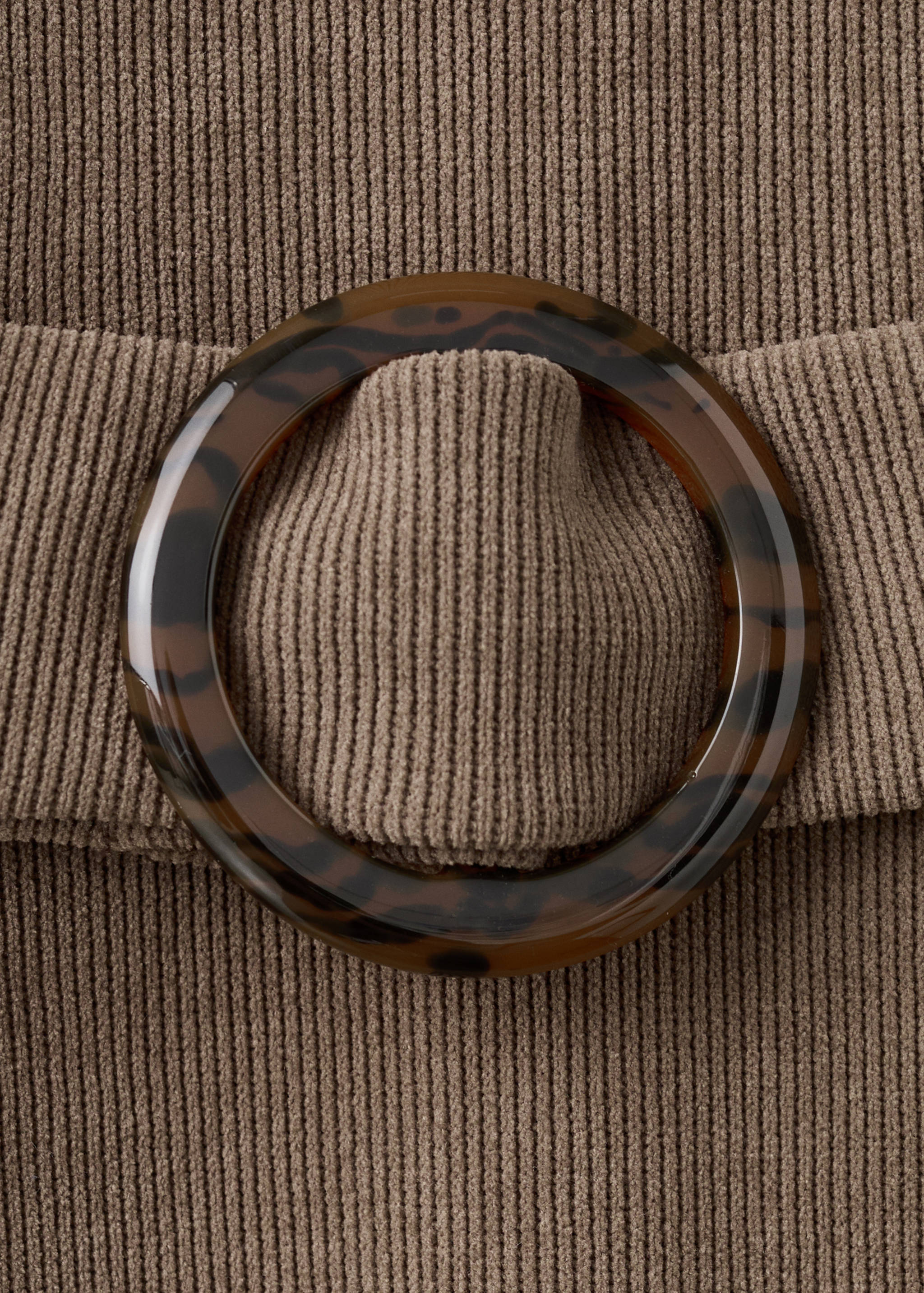 Belt knit dress - Details of the article 8