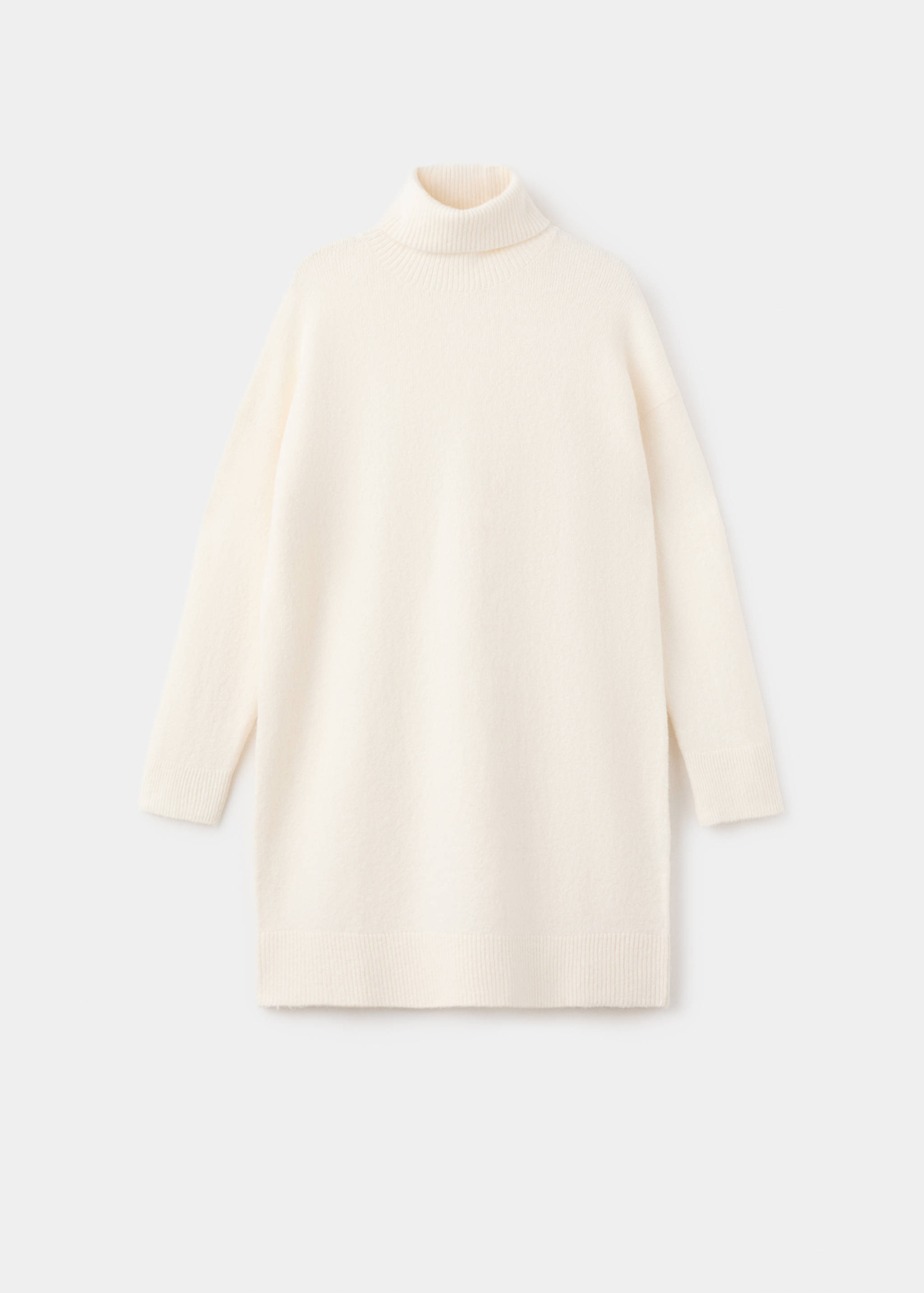 Knitted turtleneck dress - Article without model