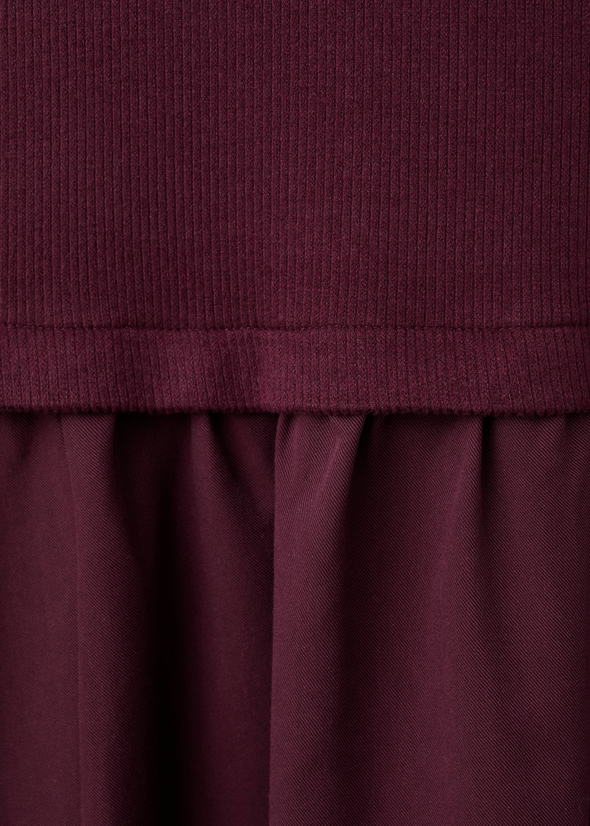 Dress with combined funnel neck - Details of the article 0