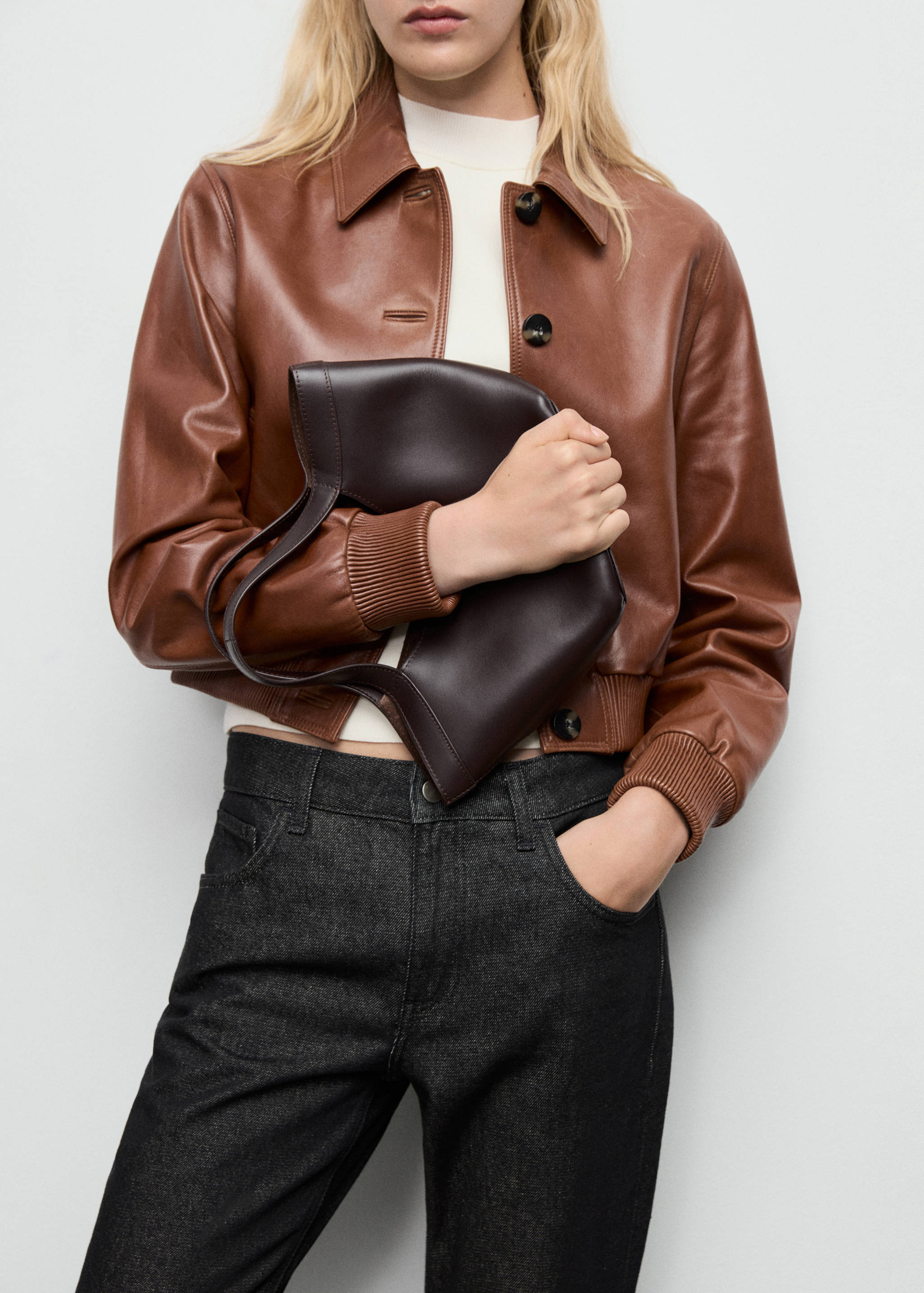 Jean flare rinse wash - Plan moyen