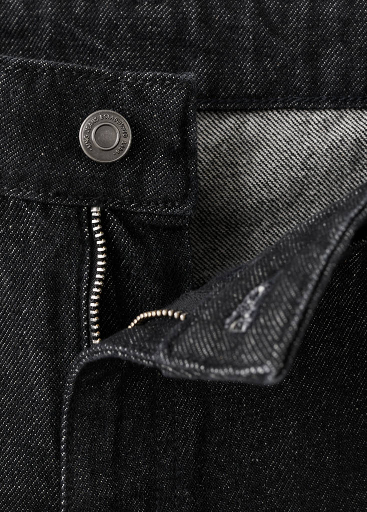 Flared rinse-wash jeans — Black