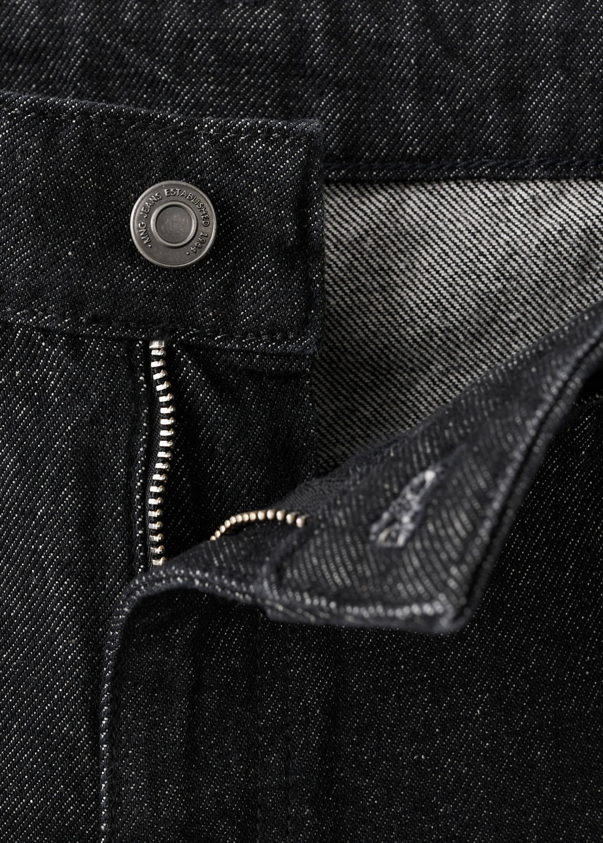 Flared rinse-wash jeans — Black