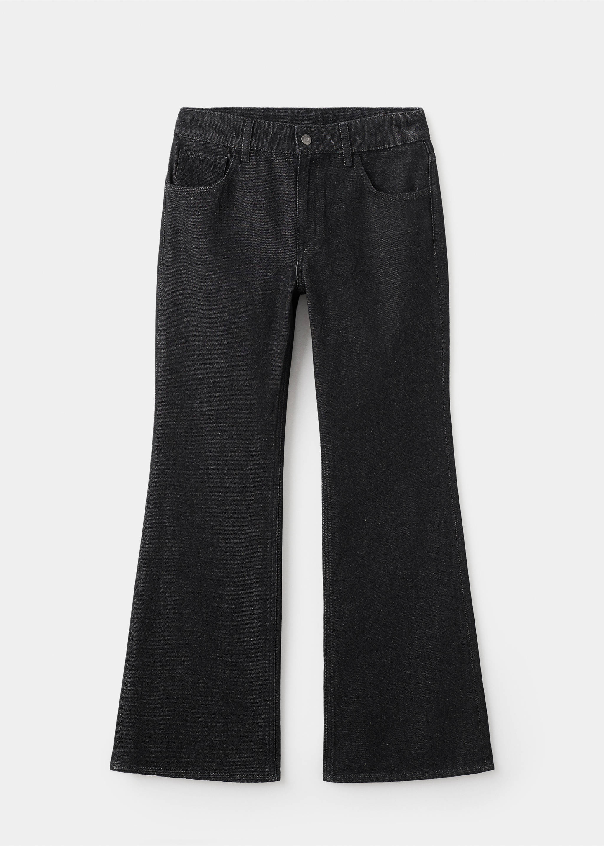 Flared rinse-wash jeans - Article without model, Black. Ref: 17027815-00.