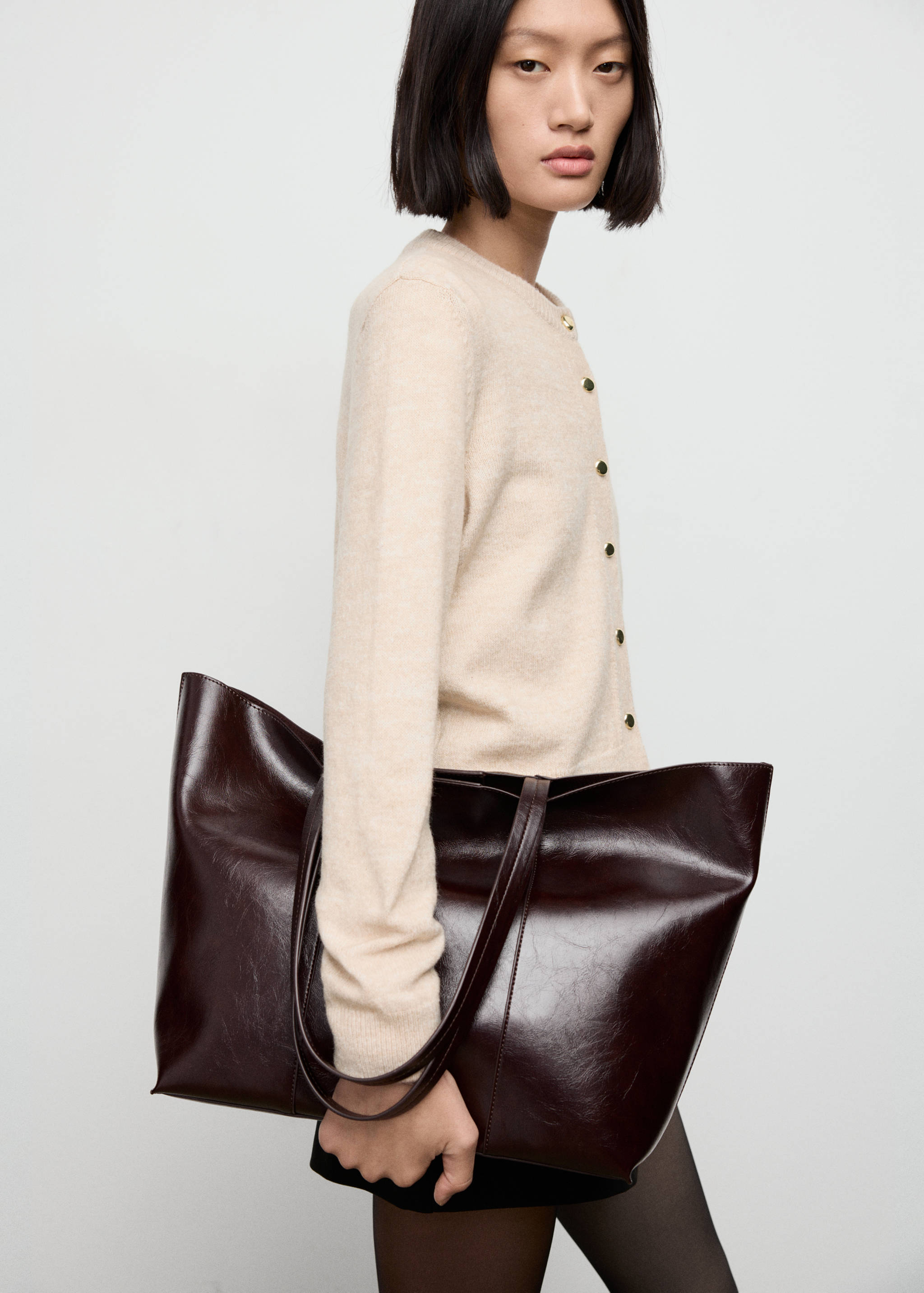 Knitted button cardigan - Details of the article 2