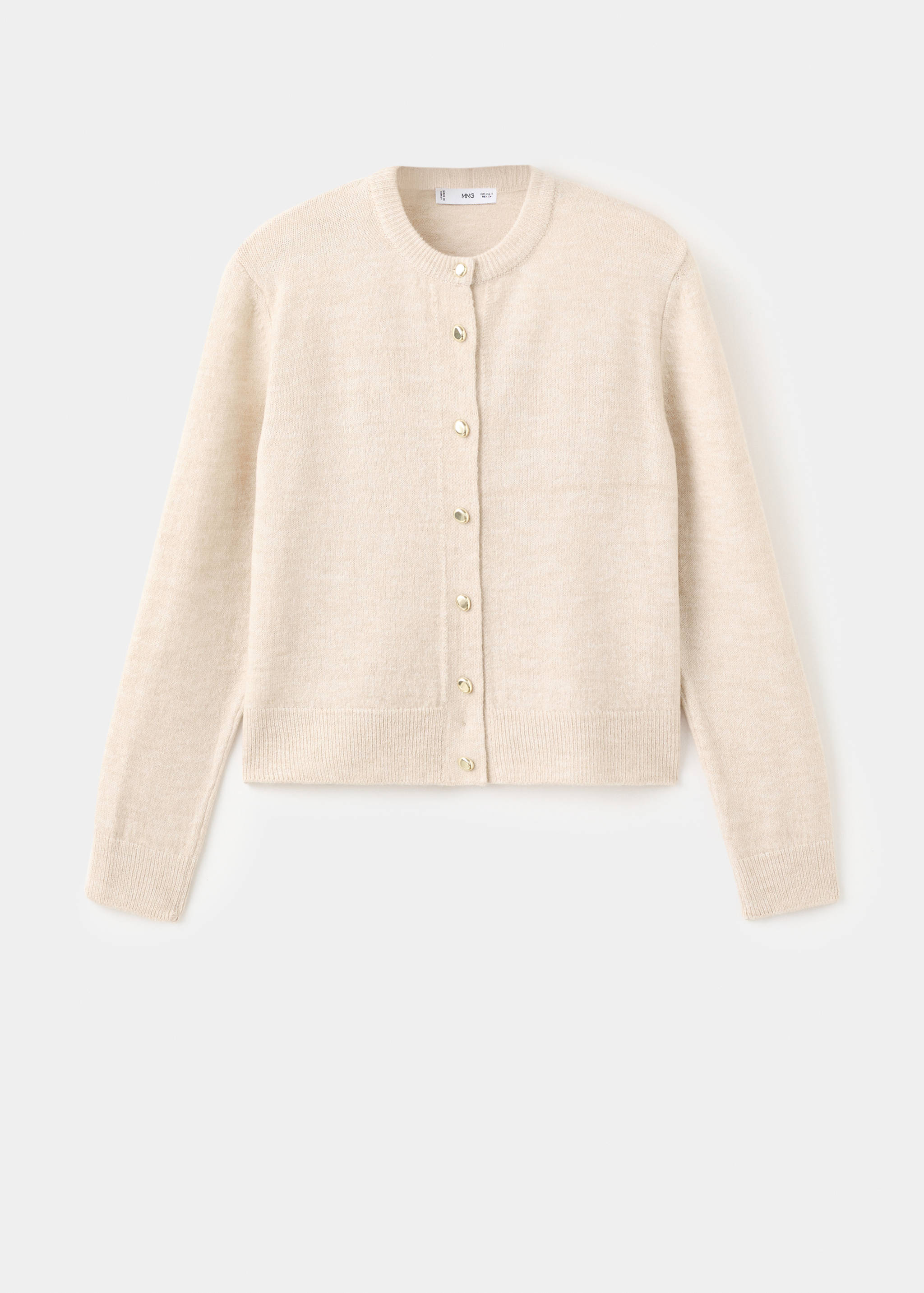 Knitted button cardigan - Article without model