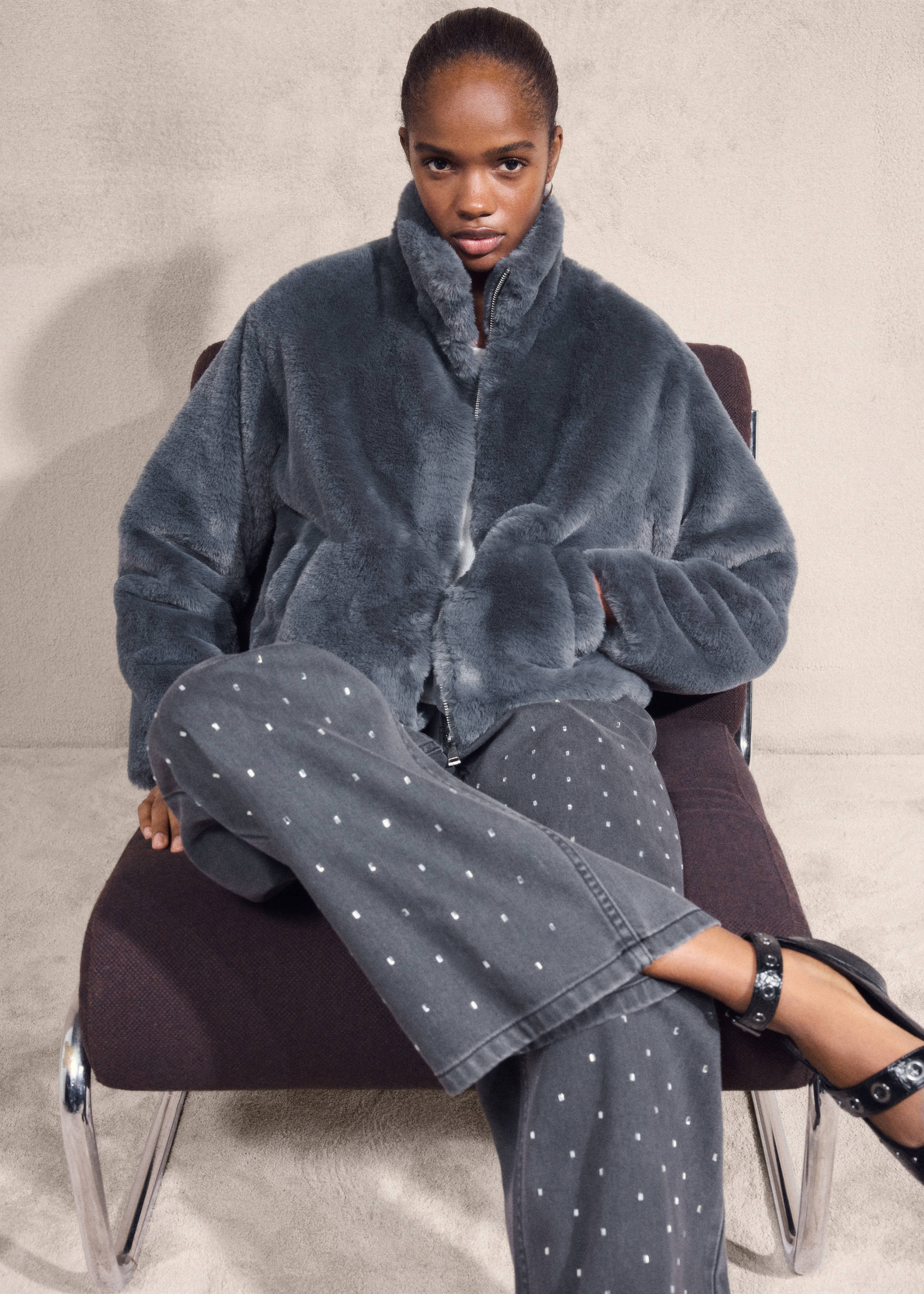 Пальто из искусственного меха - Деталь изделия 6