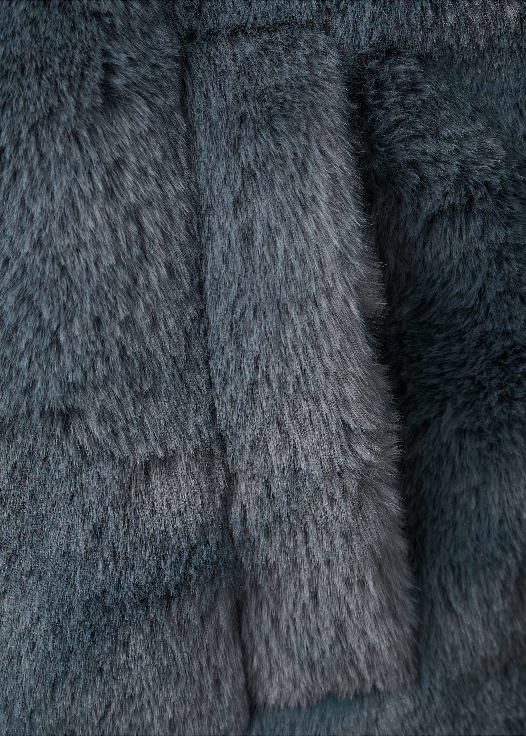 Manteau fausse fourrure - Détail de l'article 0, Gris. Ref: 17027883-00.