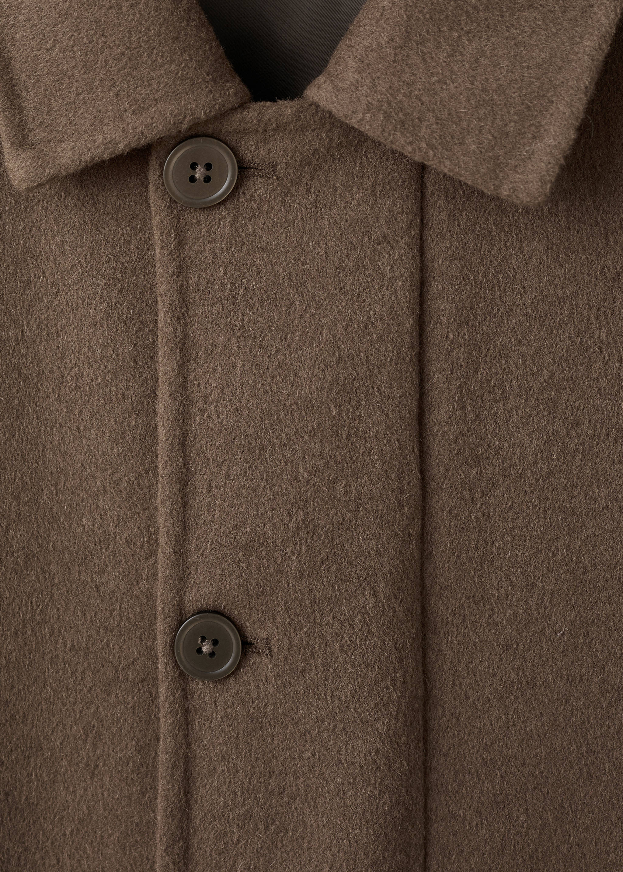 Jaket wol handmade dengan kantong - Rincian barang 8