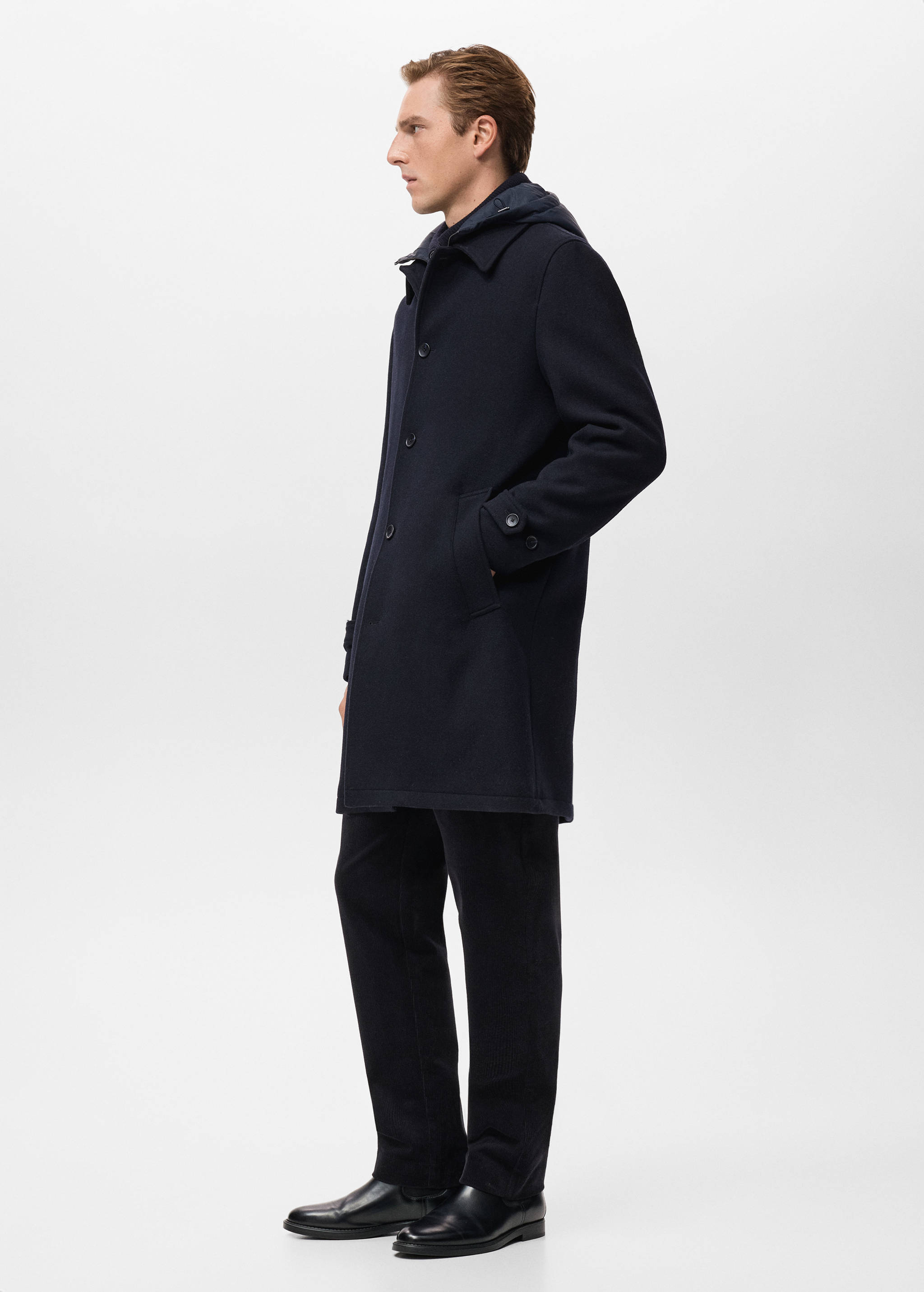 Manteau laine capuche amovible - Détail de l'article 2