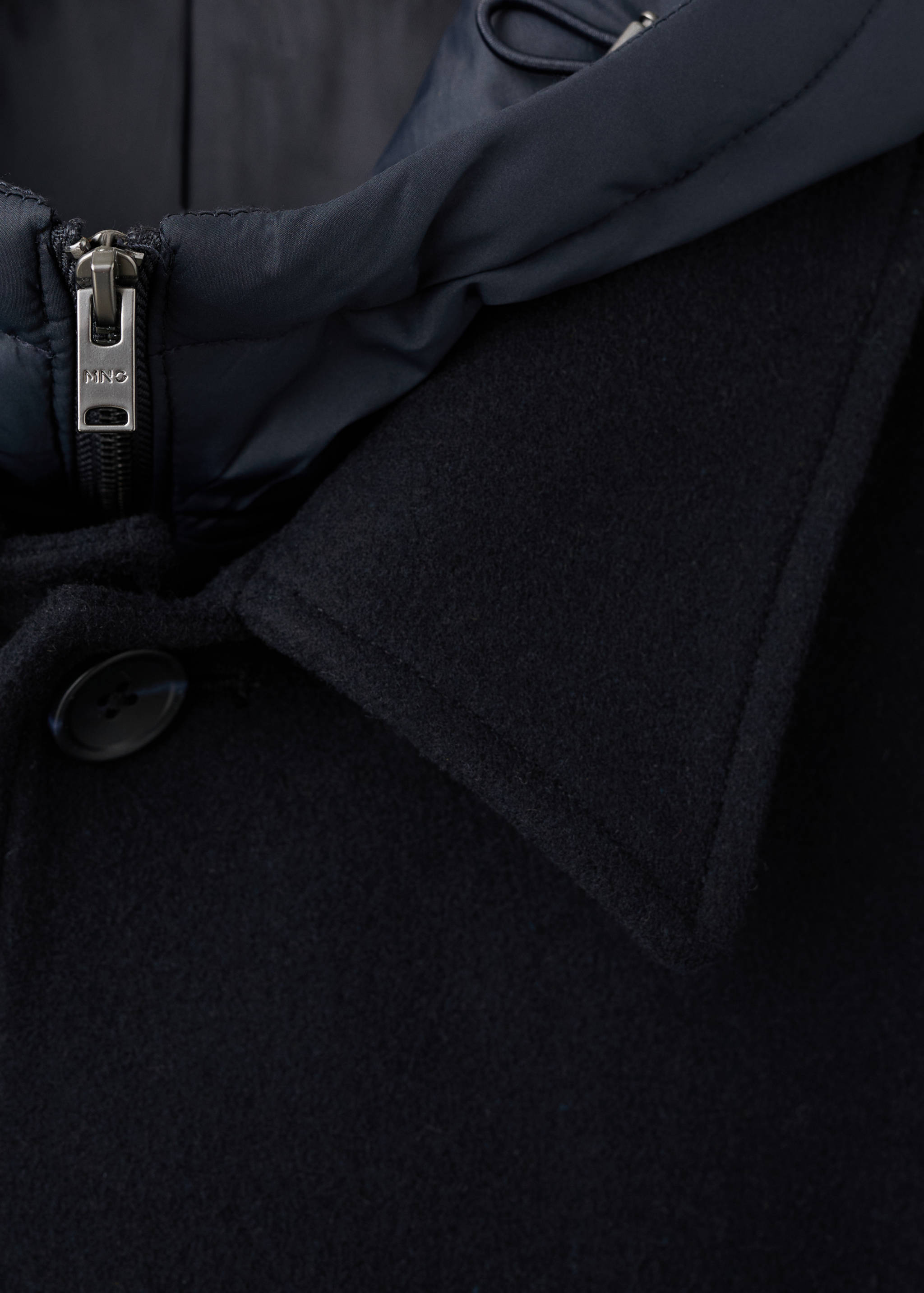 Manteau laine capuche amovible - Détail de l'article 8