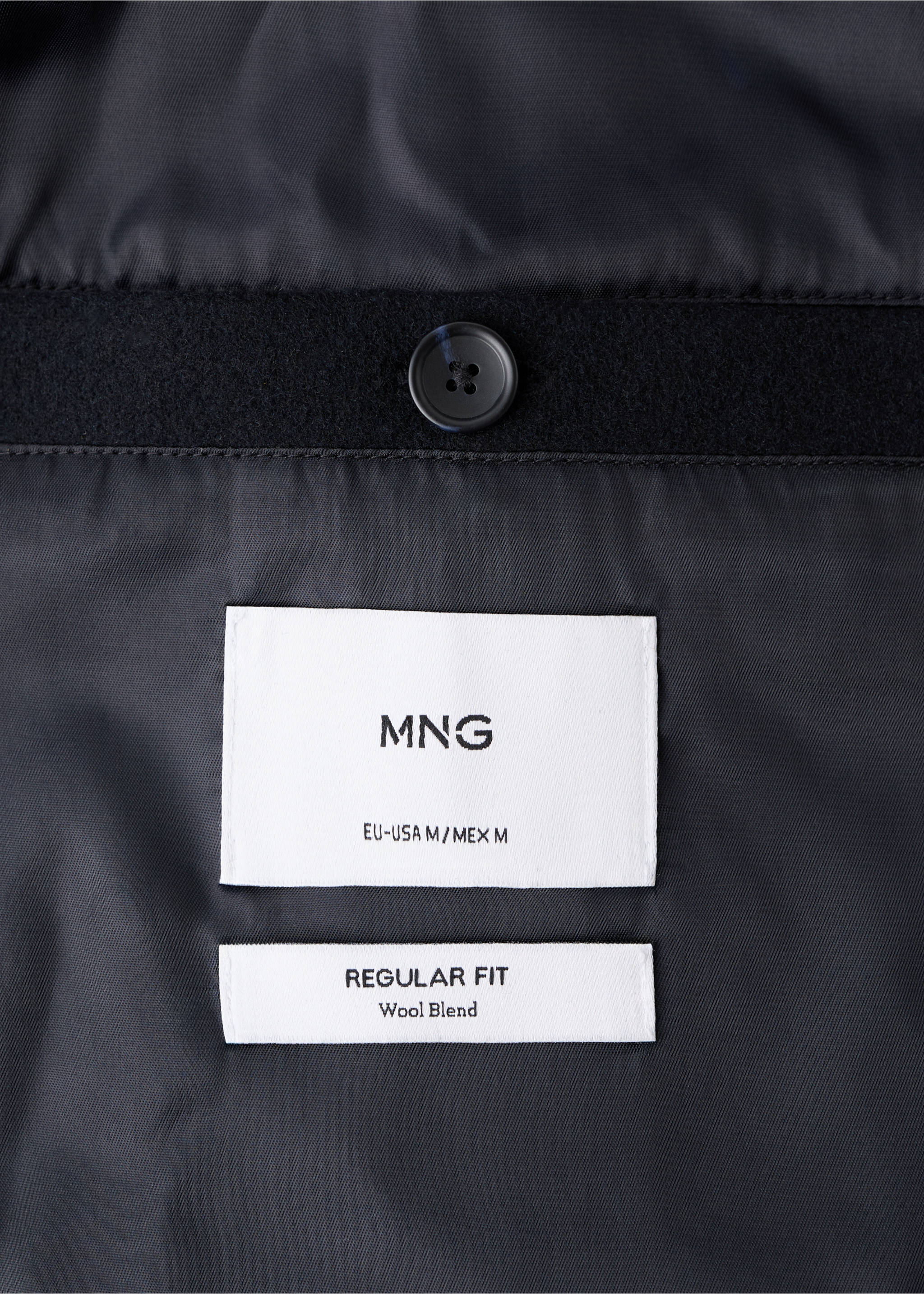 Manteau laine capuche amovible - Détail de l'article 0, Bleu marine. Ref: 17027888-00.