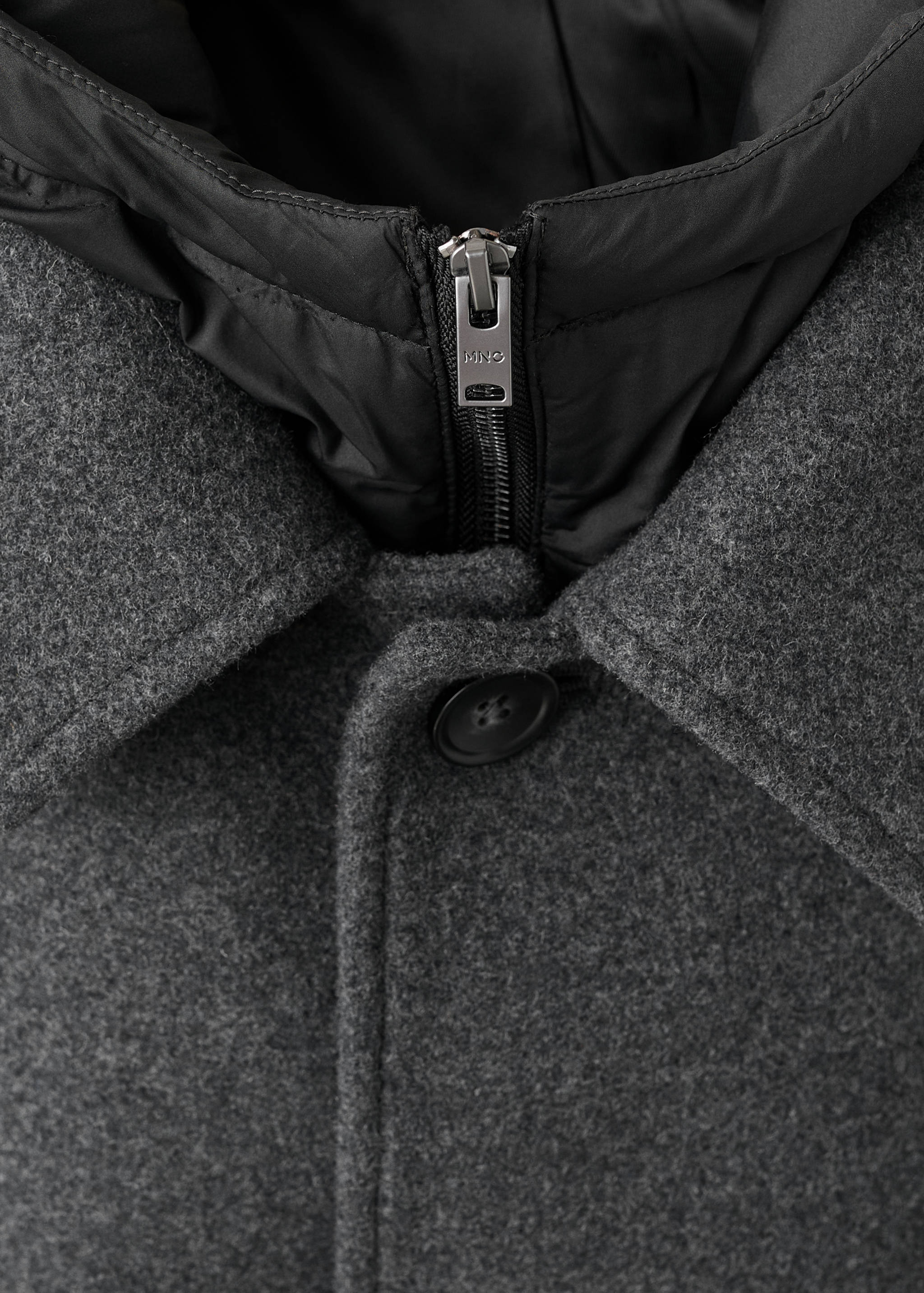 Manteau laine capuche amovible - Détail de l'article 8