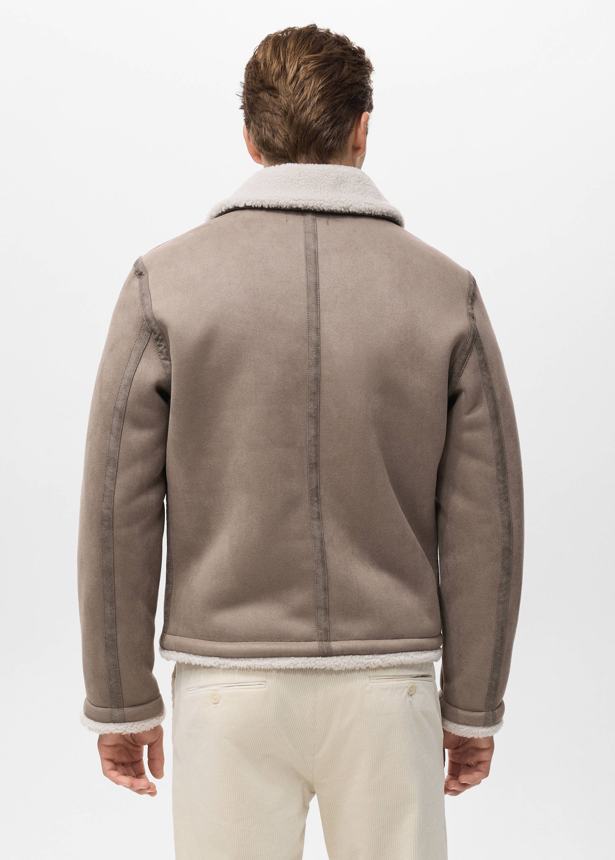 Veste double face détails moutonnés - Verso de l’article