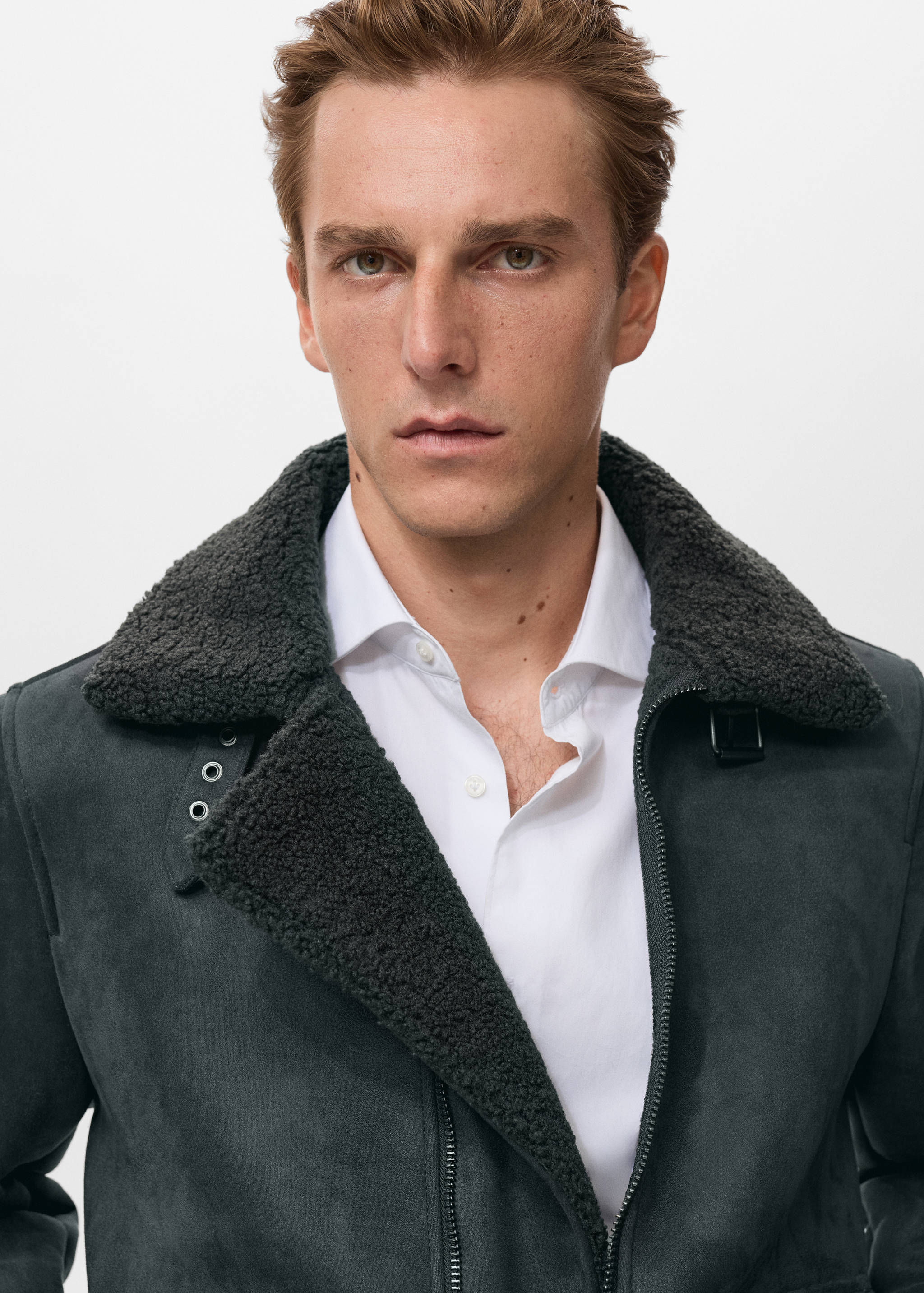 Double face jacket with fleece lining - Details of the article 1