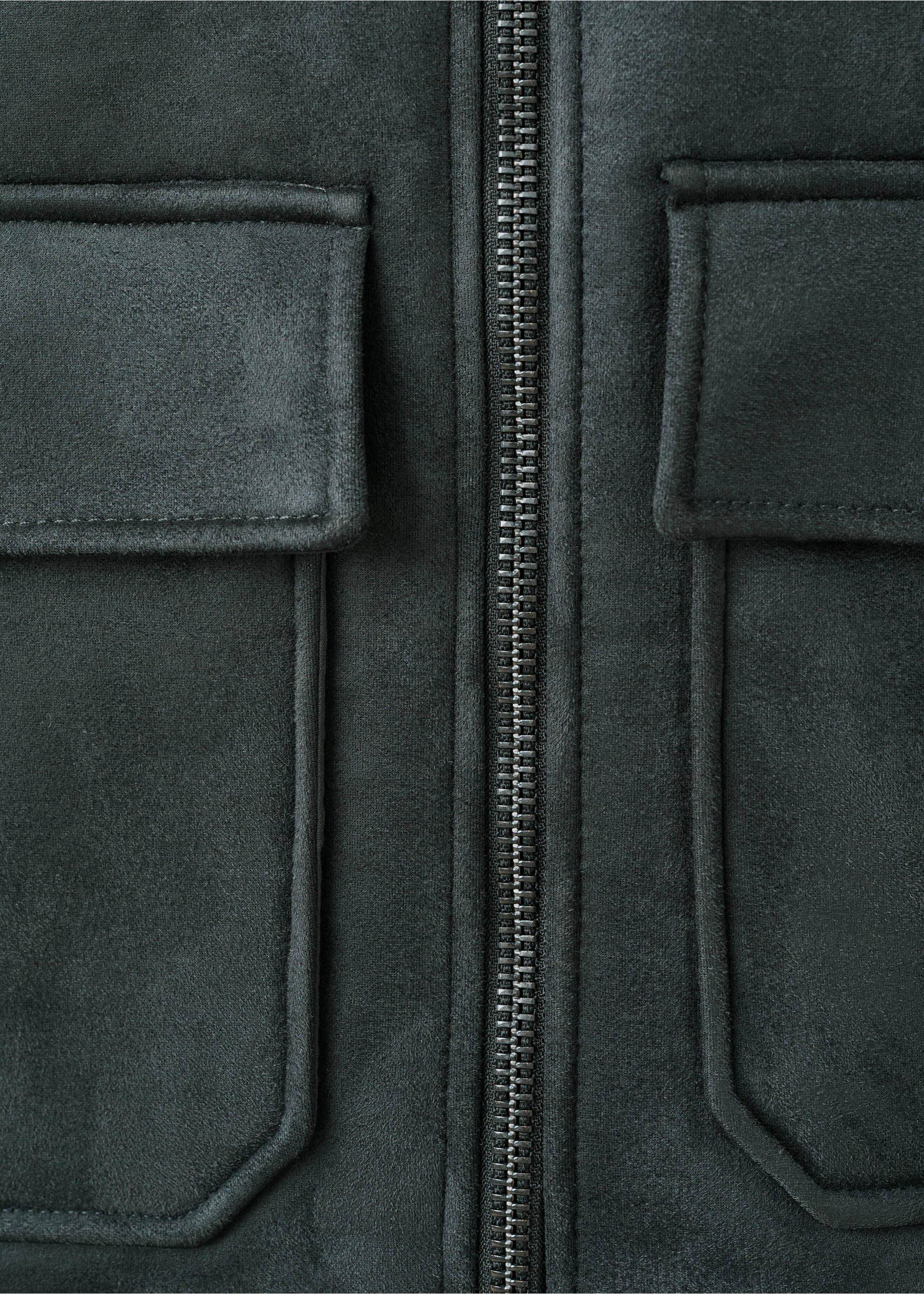 Veste double face intérieur moutonné - Détail de l'article 0, Gris. Ref: 17027890-00.