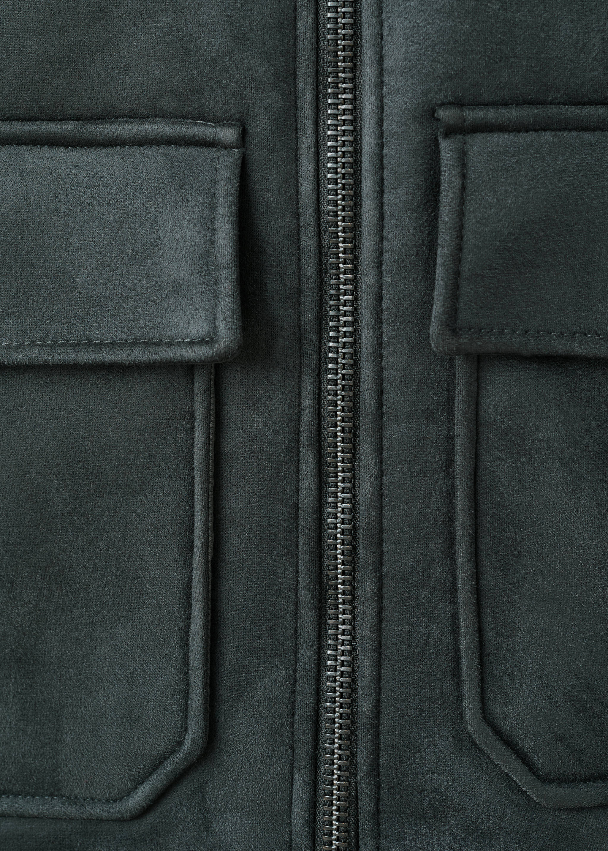 Double face jacket with fleece lining - Details of the article 0