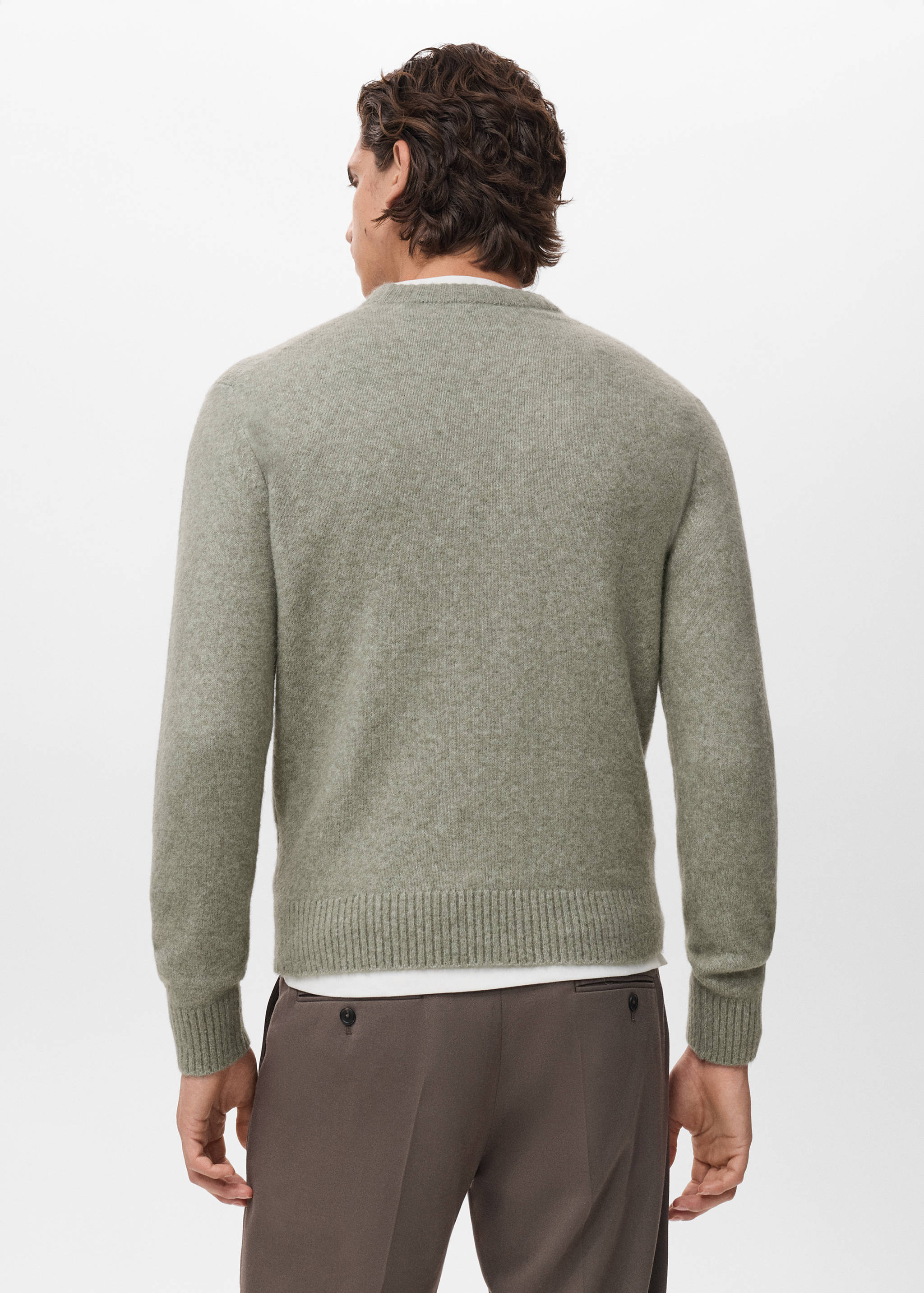 Wool and alpaca-blend sweater - Reverse of the article