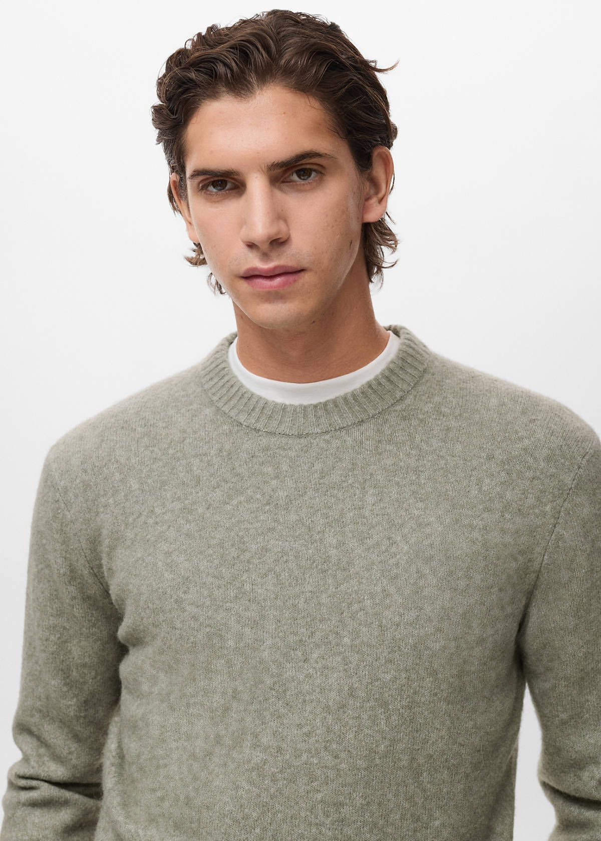 Wool and alpaca-blend sweater — Pastel Green