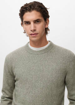 Wool and alpaca-blend sweater — Pastel Green 4