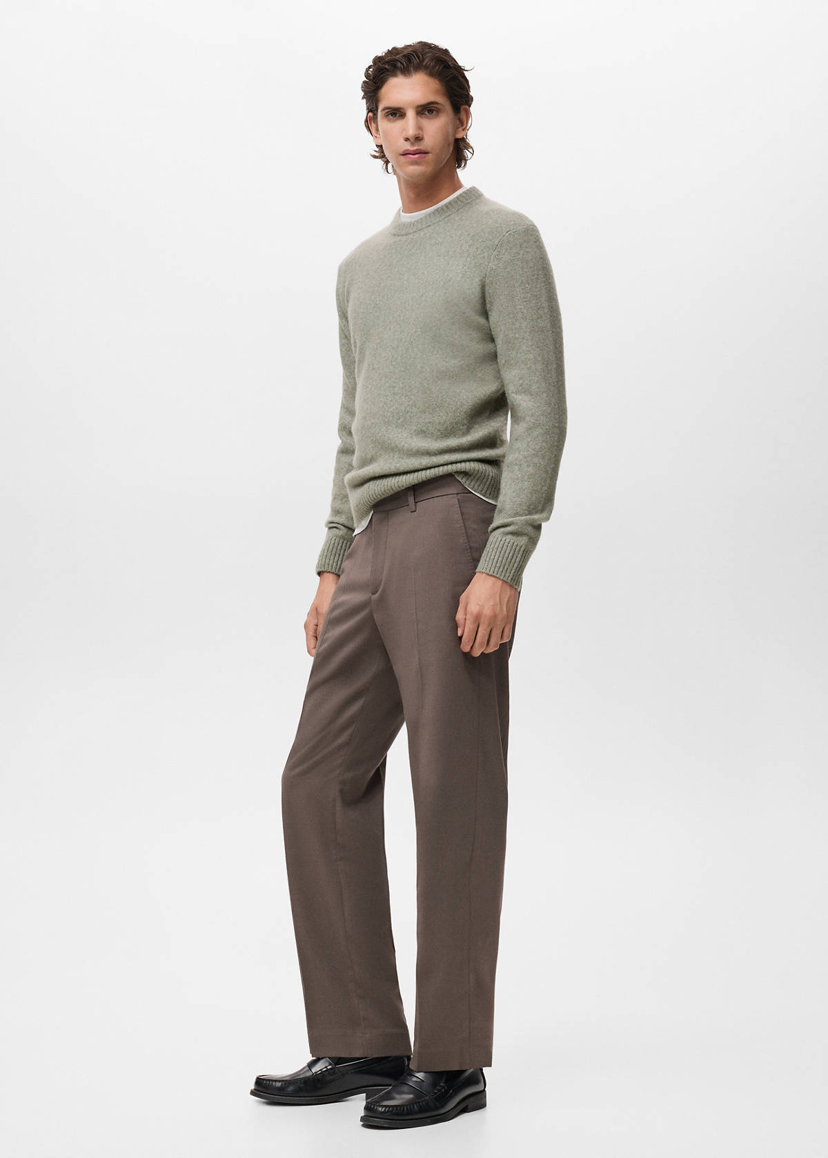 Wool and alpaca-blend sweater — Pastel Green