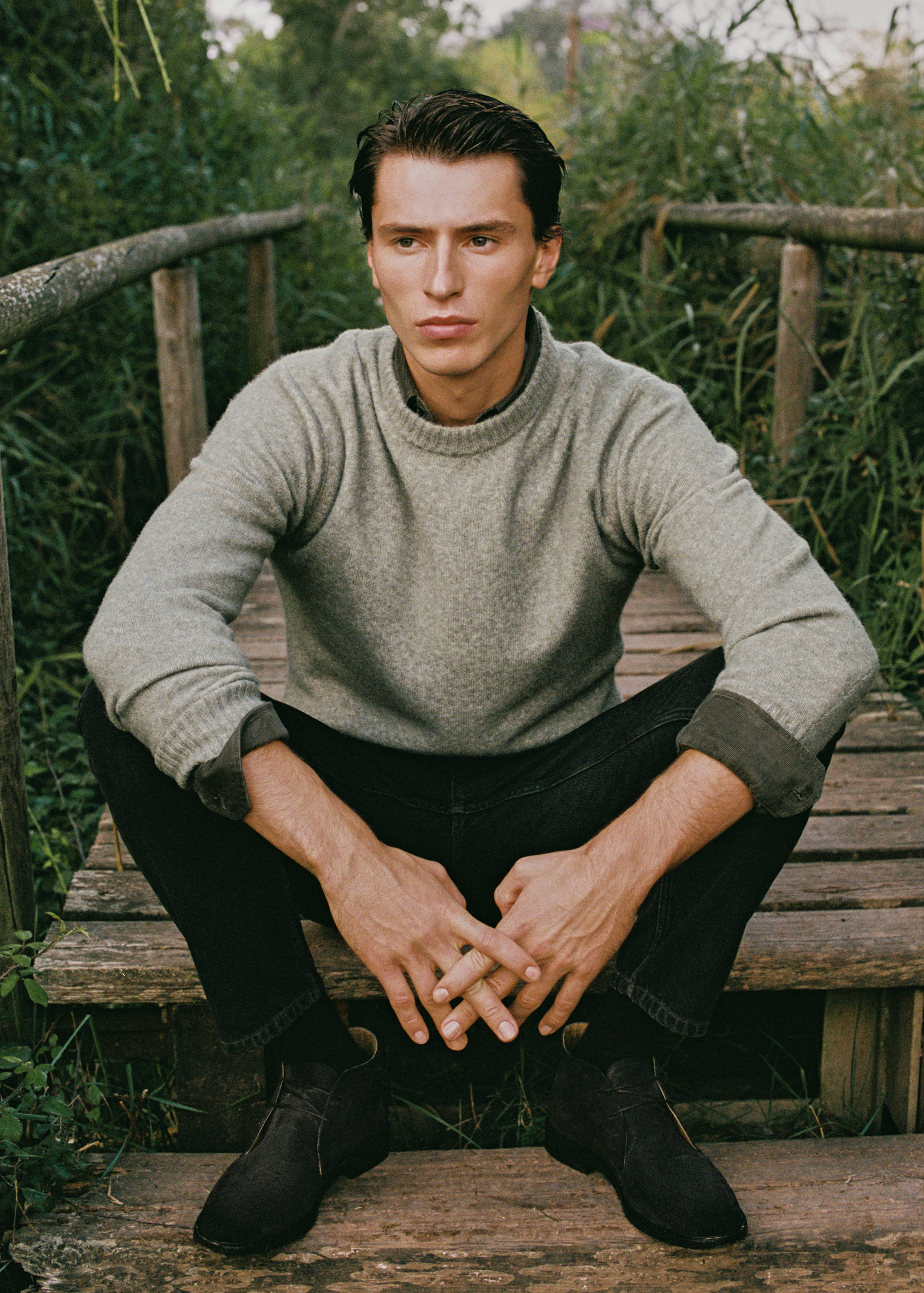 Wool and alpaca-blend sweater - Details of the article 3