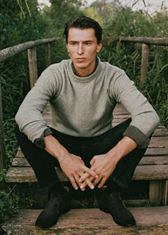 Wool and alpaca-blend sweater — Pastel Green 6