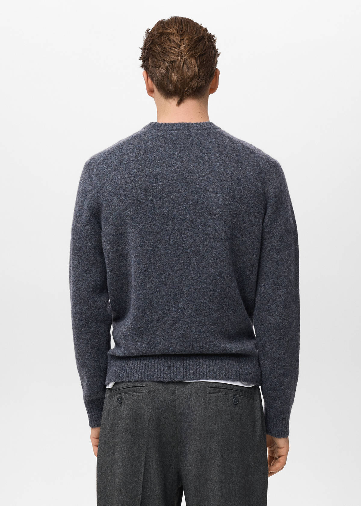 Wool and alpaca-blend sweater — Indigo Blue