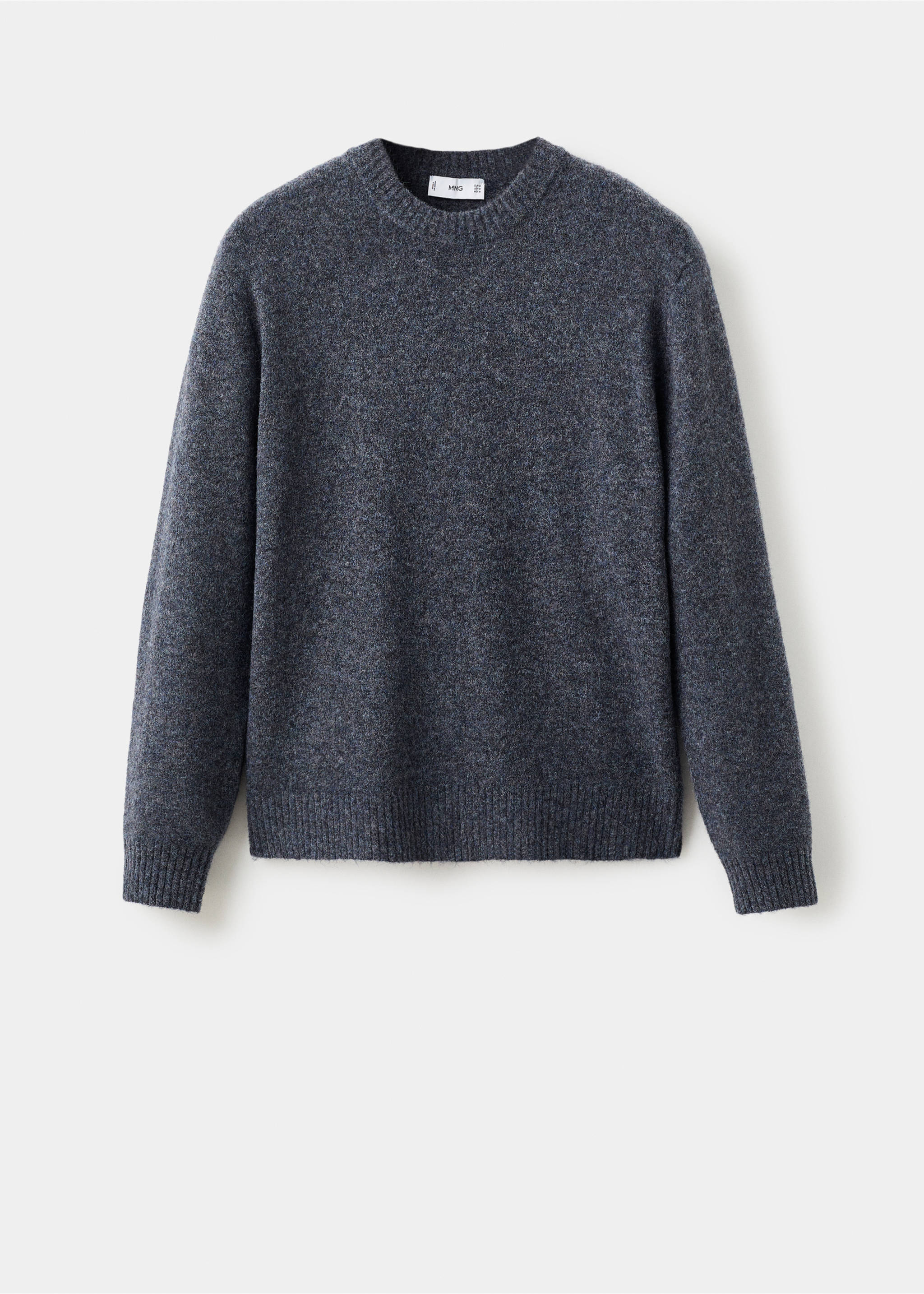 Trui van een wol- en alpacablend - Artikel zonder model, Indigoblauw. Ref: 17027897-00.