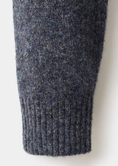 Wool and alpaca-blend sweater — Indigo Blue 8