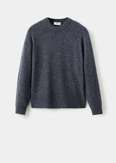 Wool and alpaca-blend sweater — Indigo Blue 6