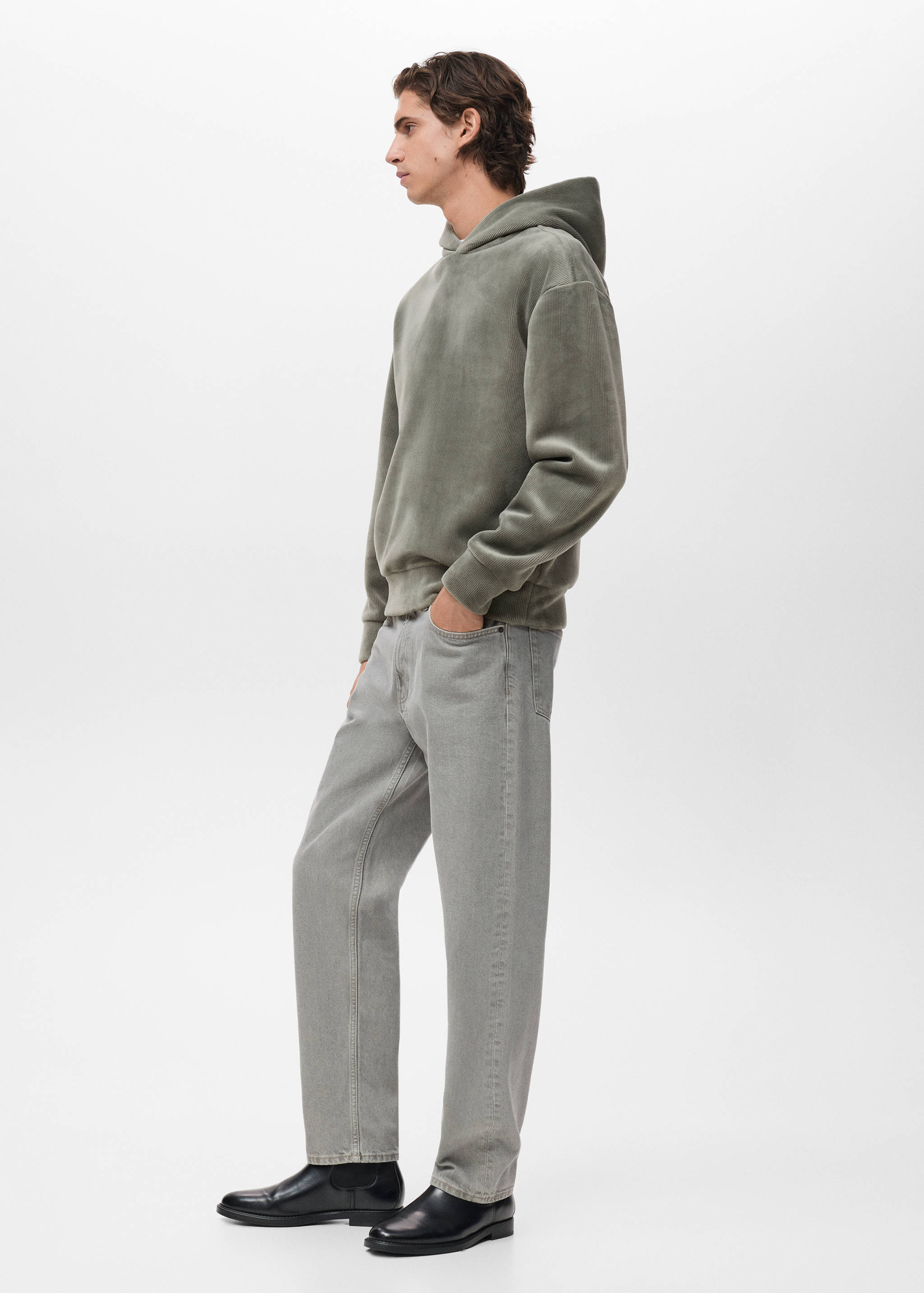 سويت شيرت بقلنسوة كوردروي - تفاصيل المنتج 2