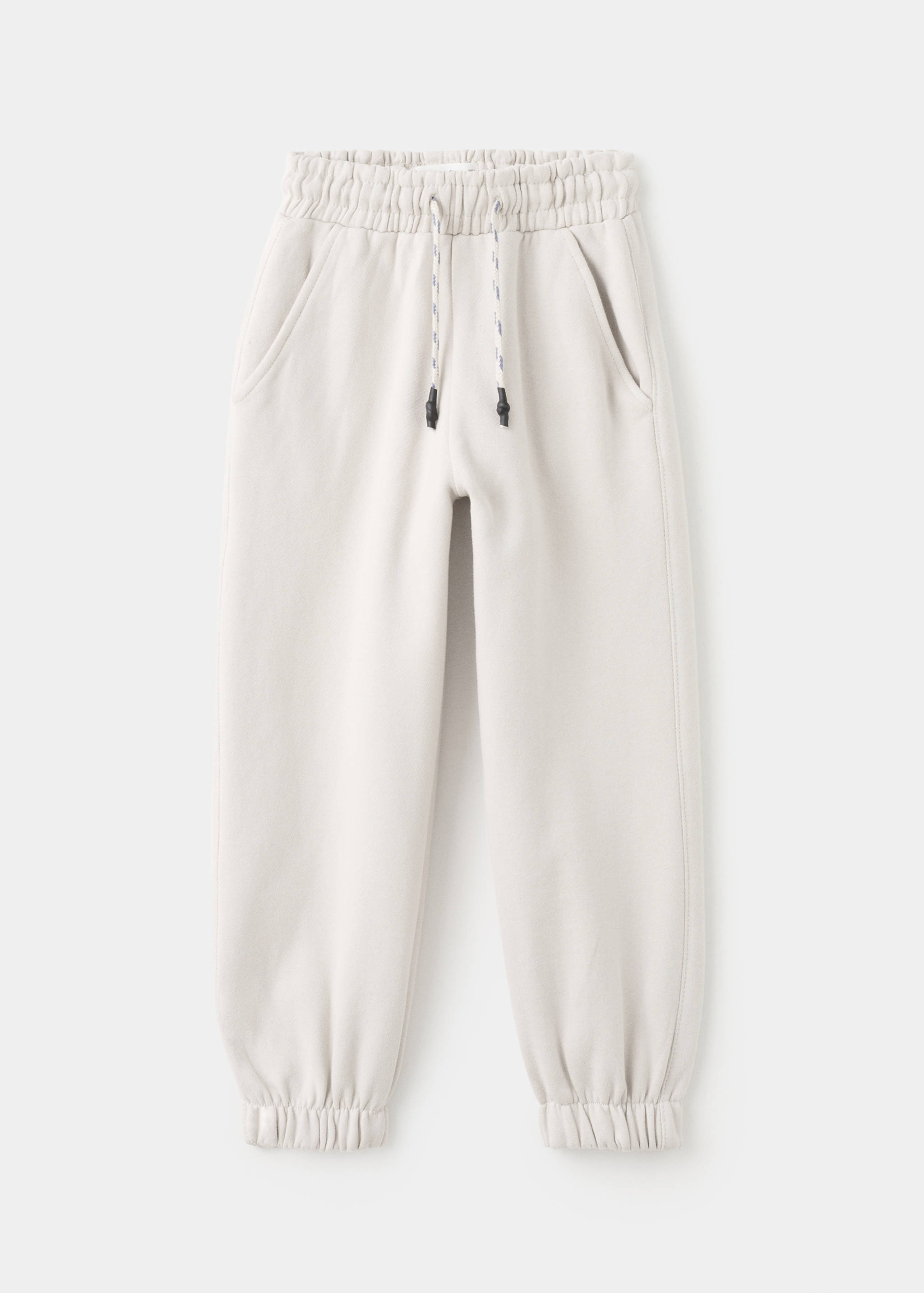 Cotton drawstring joggers - Article without model