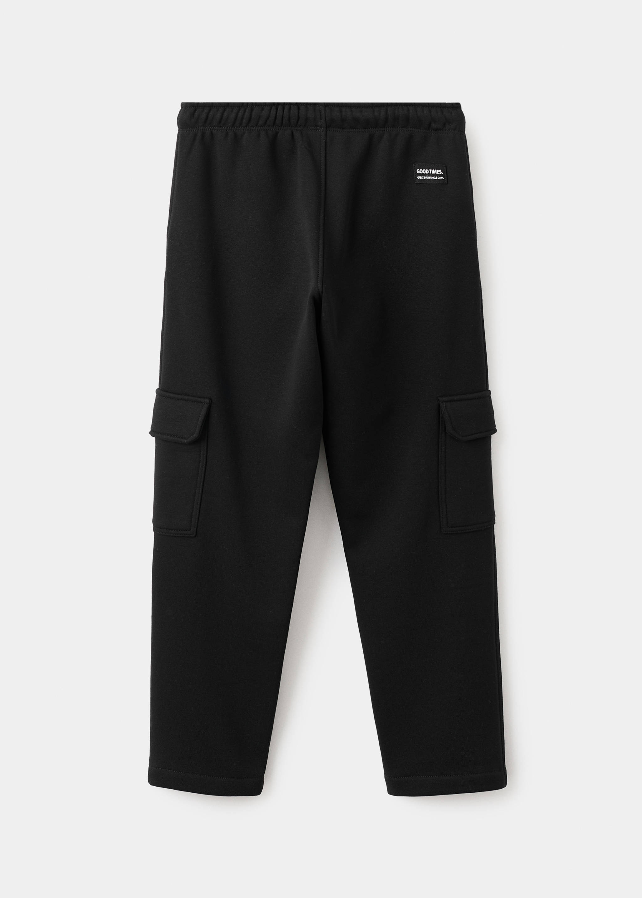 Cargo joggers with drawstring - Reverse of the article