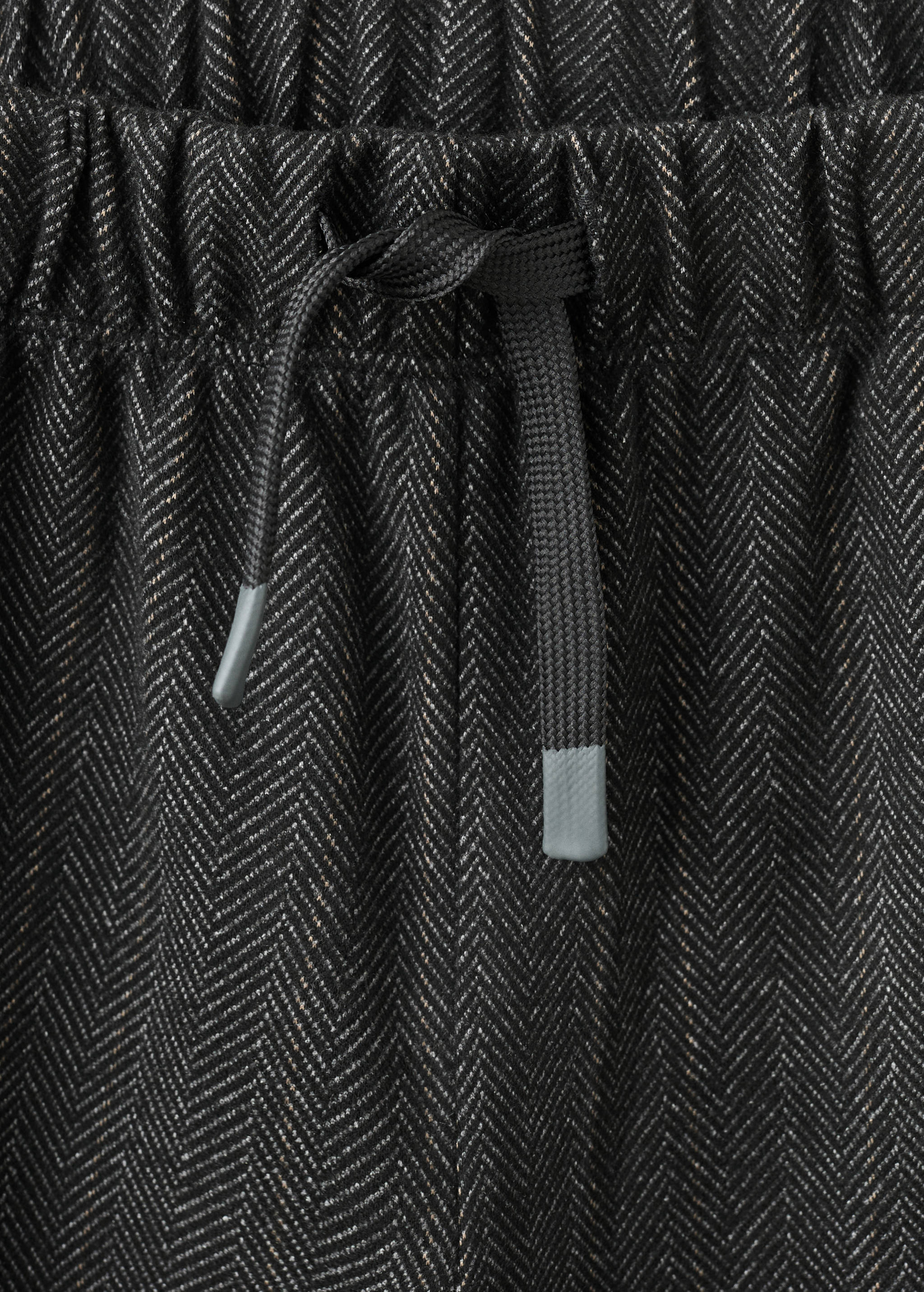 Herringbone straight pants - Details of the article 8