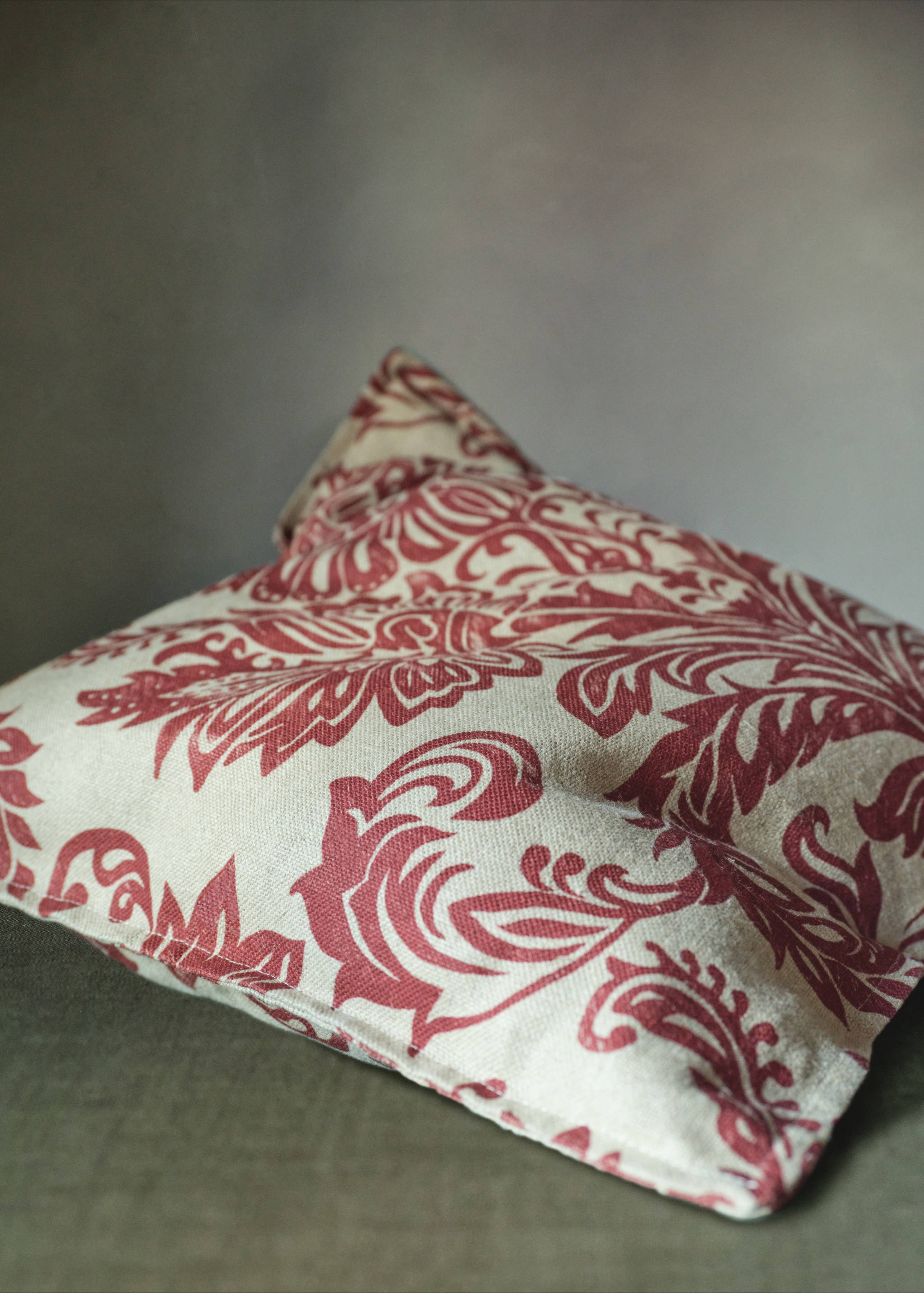 Damask-print cushion cover 50x50cm - Details of the article 6