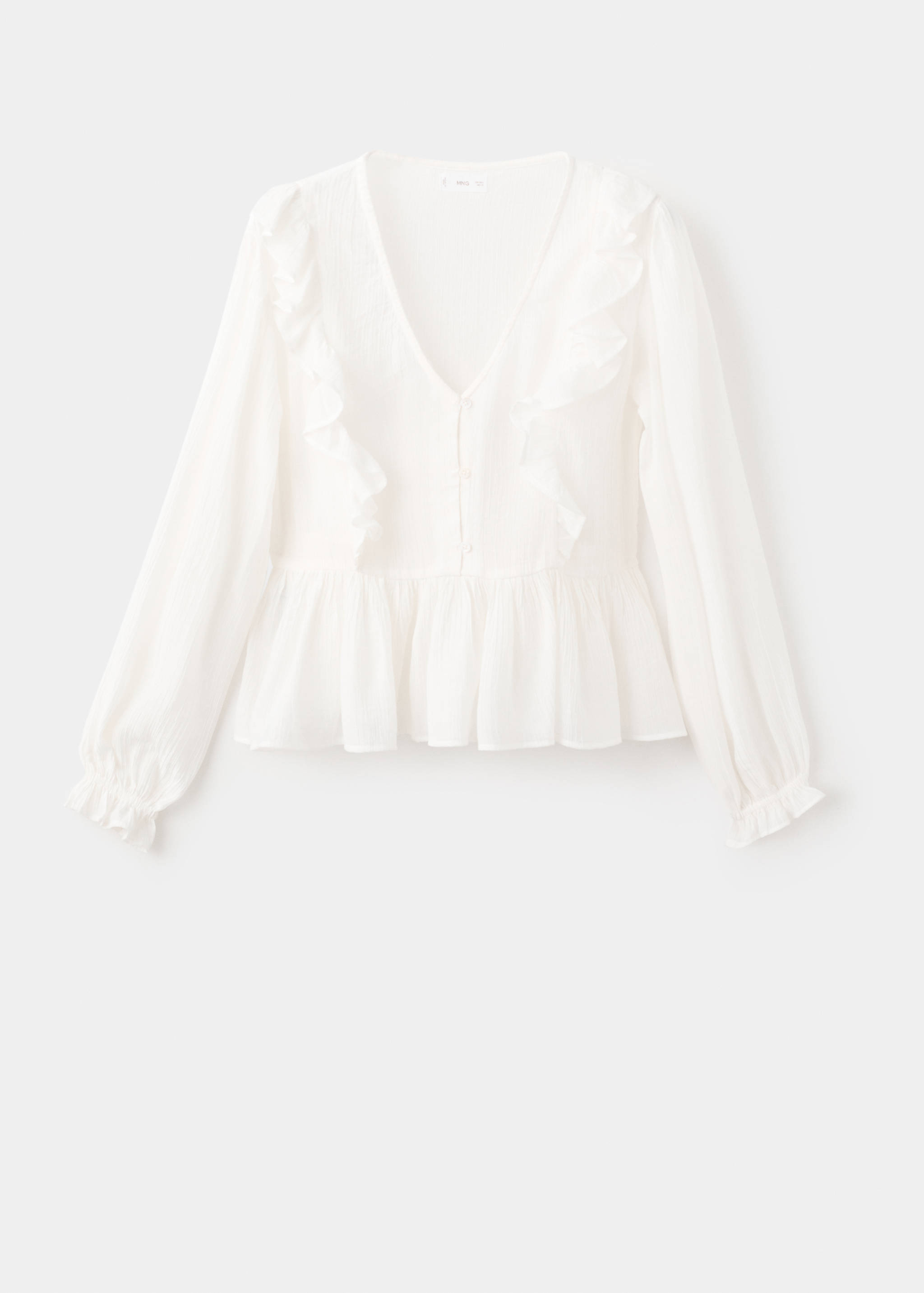 Blouse volants fluide - Article sans modèle