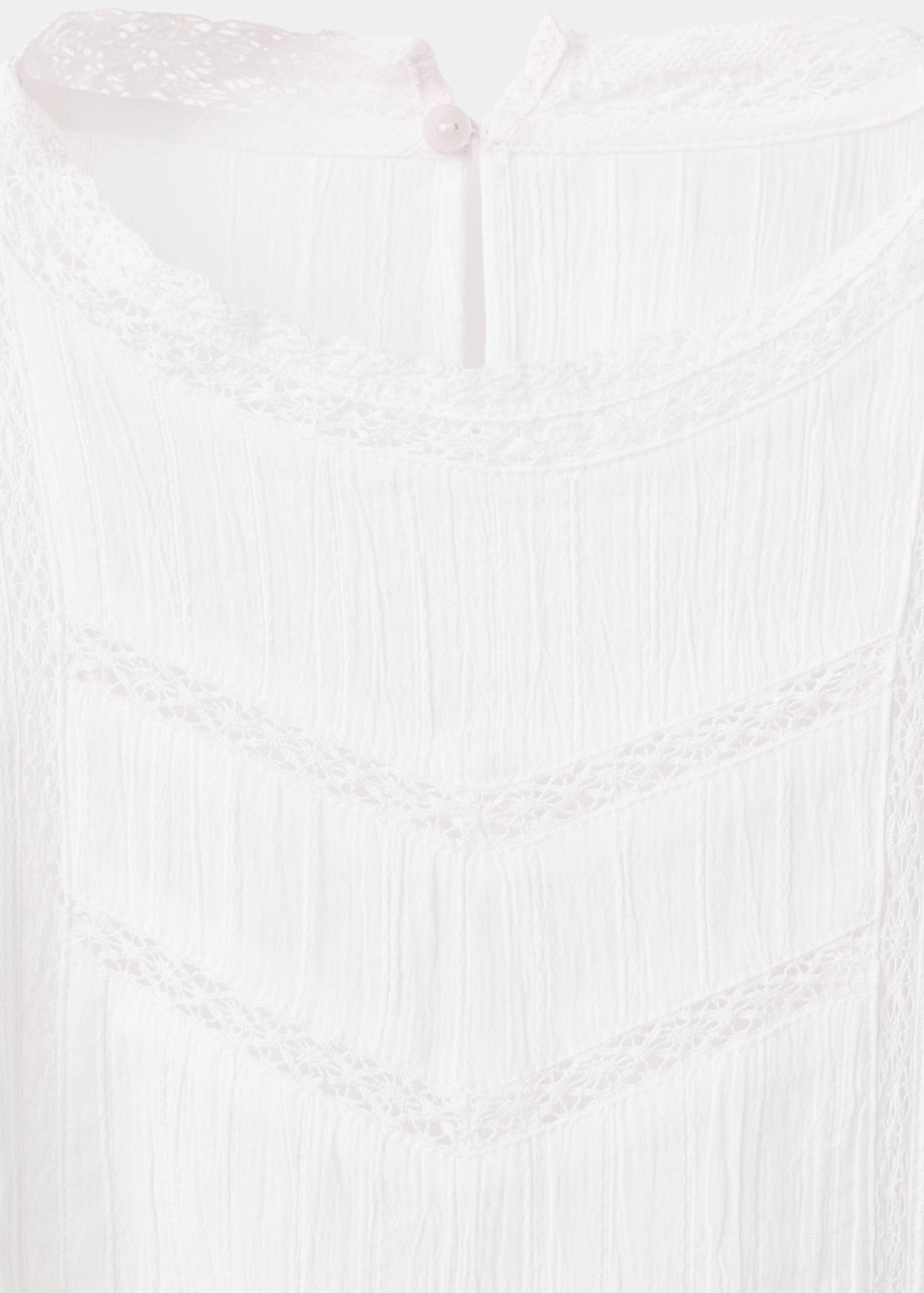 Cotton blouse with lace trim - Details of the article 8