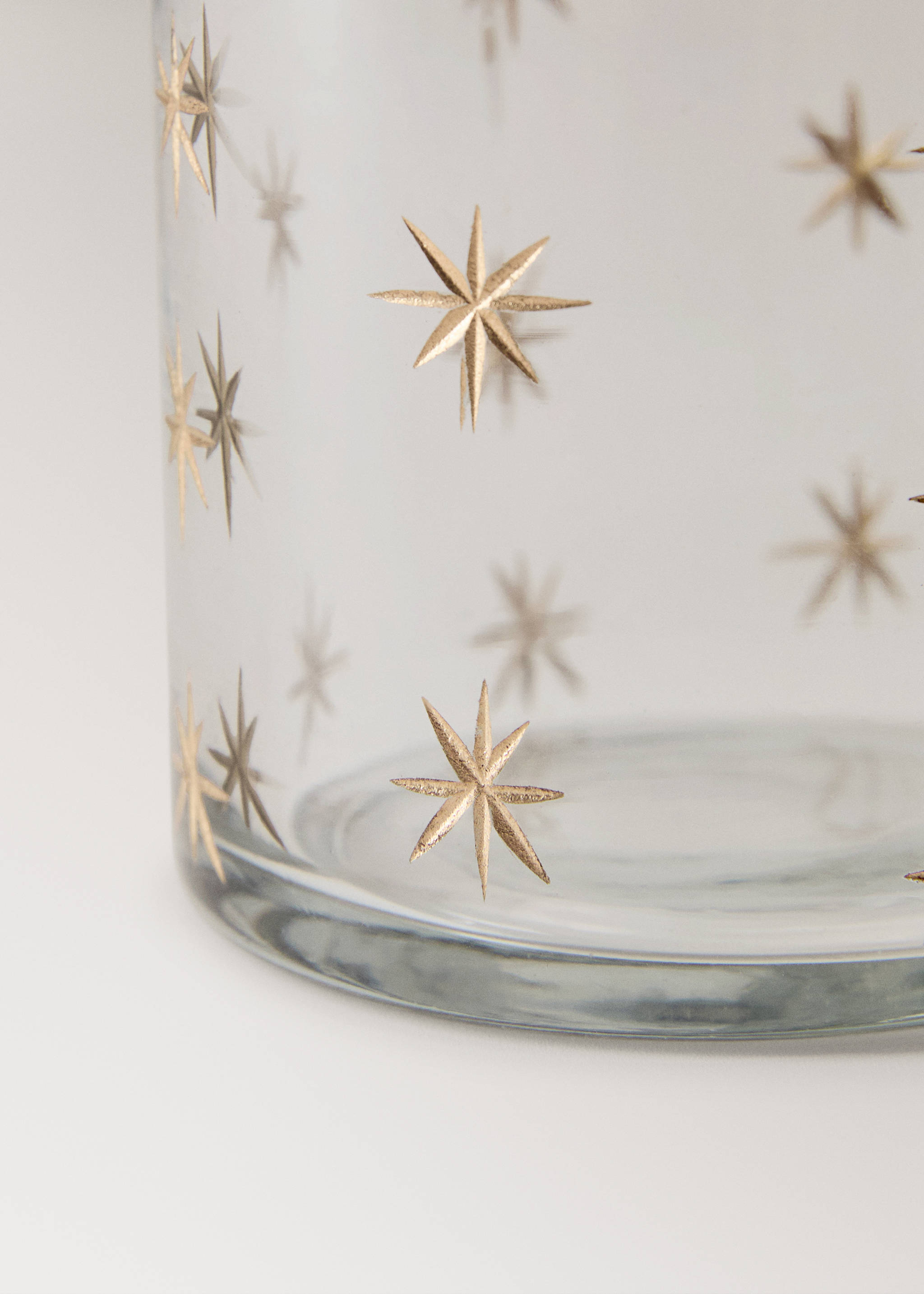 Stakleni svijećnjak s reljefom - Detalji artikla 2