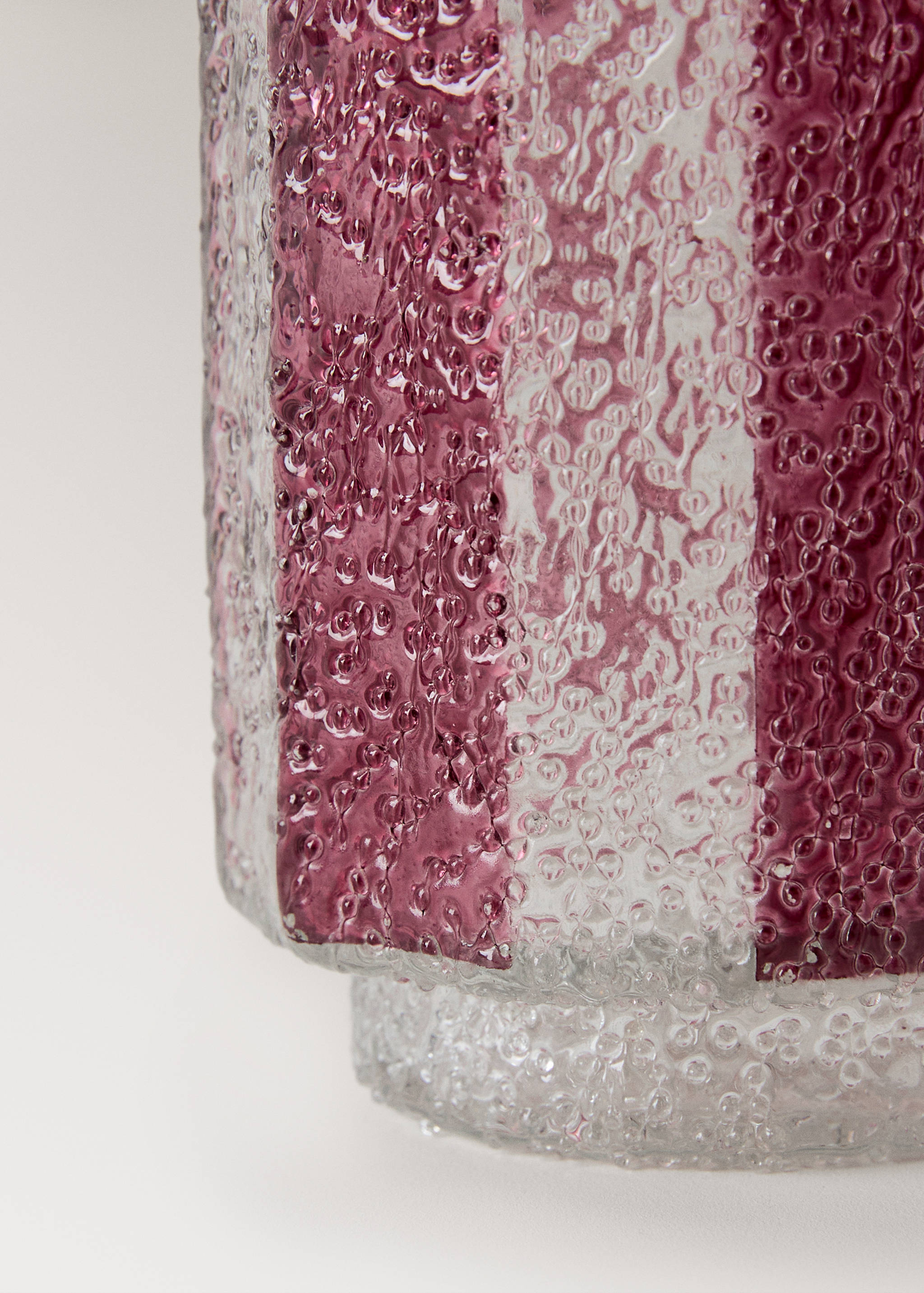 Mały szklany świecznik w paski - Szczegóły artykułu 2