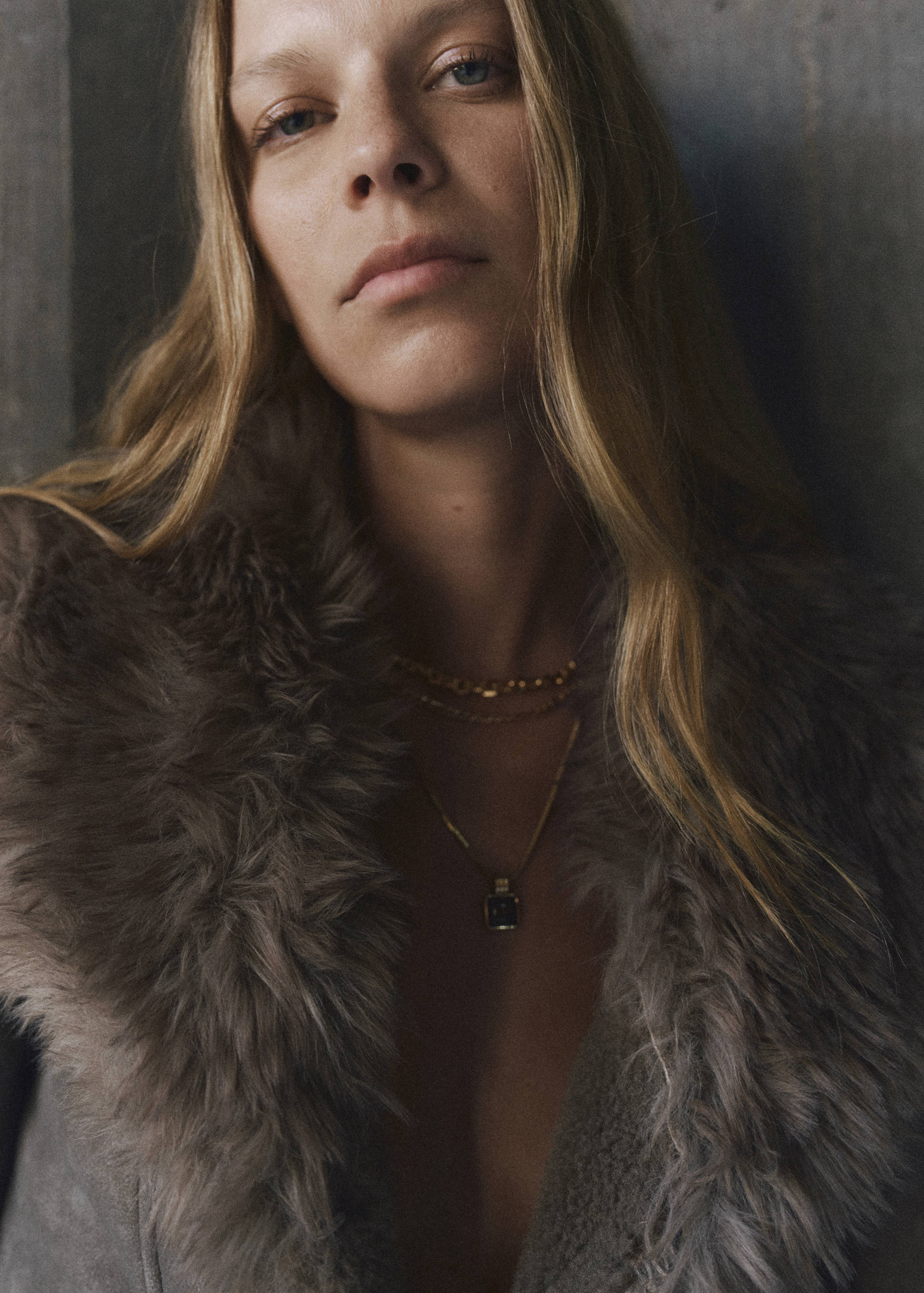 Veste effet daim et fausse fourrure - Détail de l'article 1