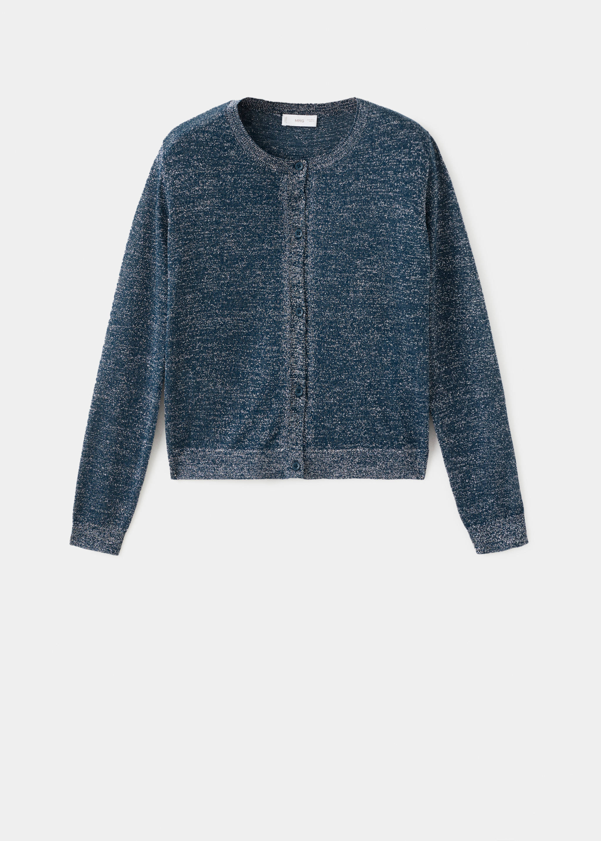 Lurex knitted cardigan - Article without model