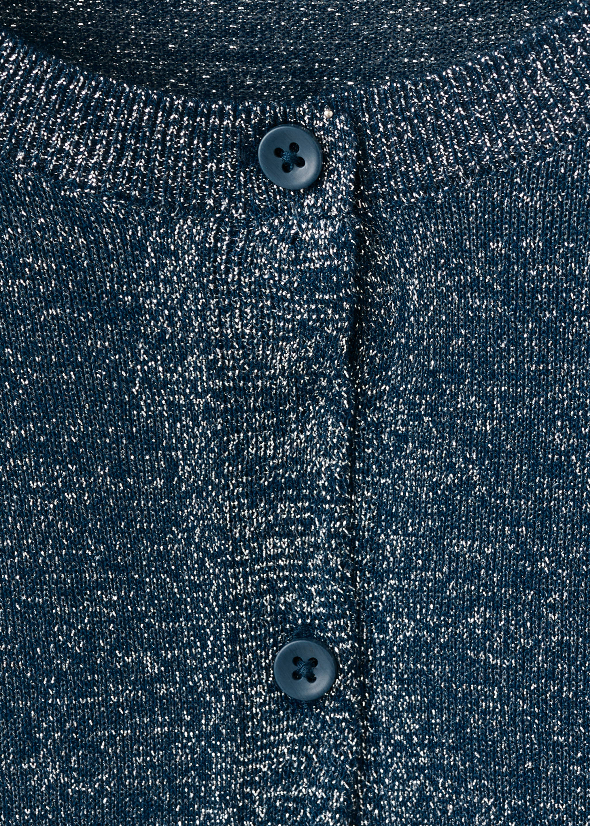 Lurex knitted cardigan - Details of the article 8
