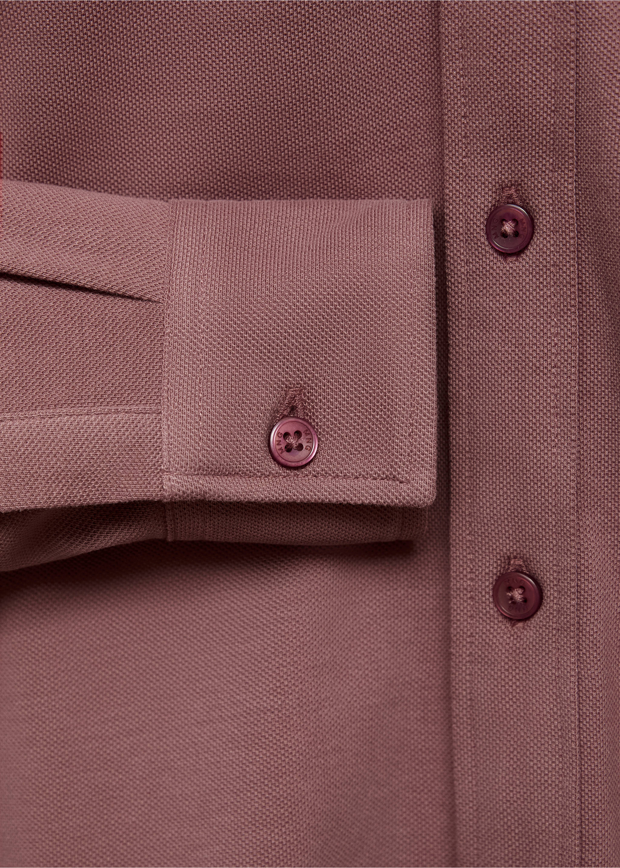 Camisa polo algodón - Detalle del artículo 0, Rosa. Ref: 17028637-00.