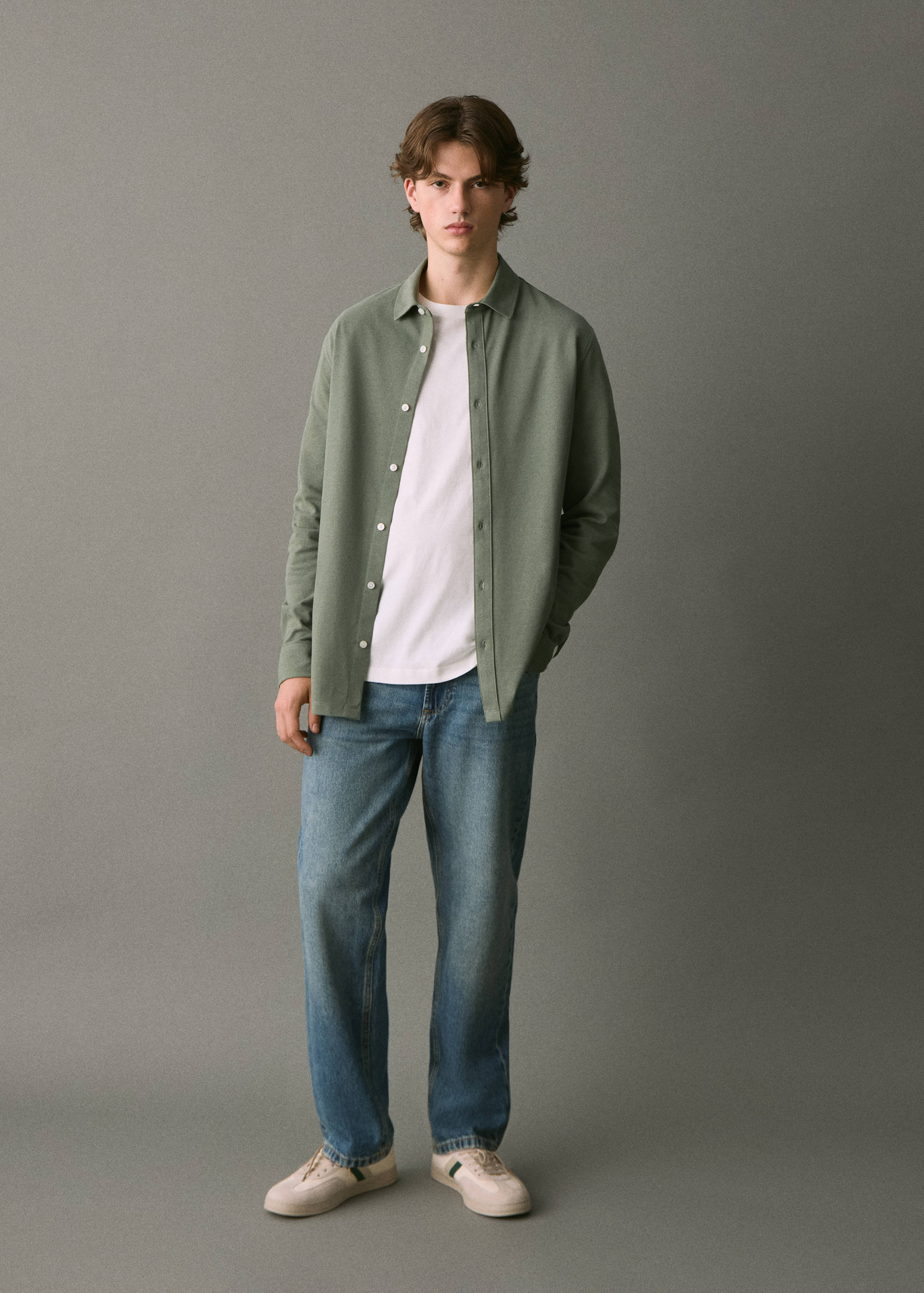 Camisa polo algodón - Plano general