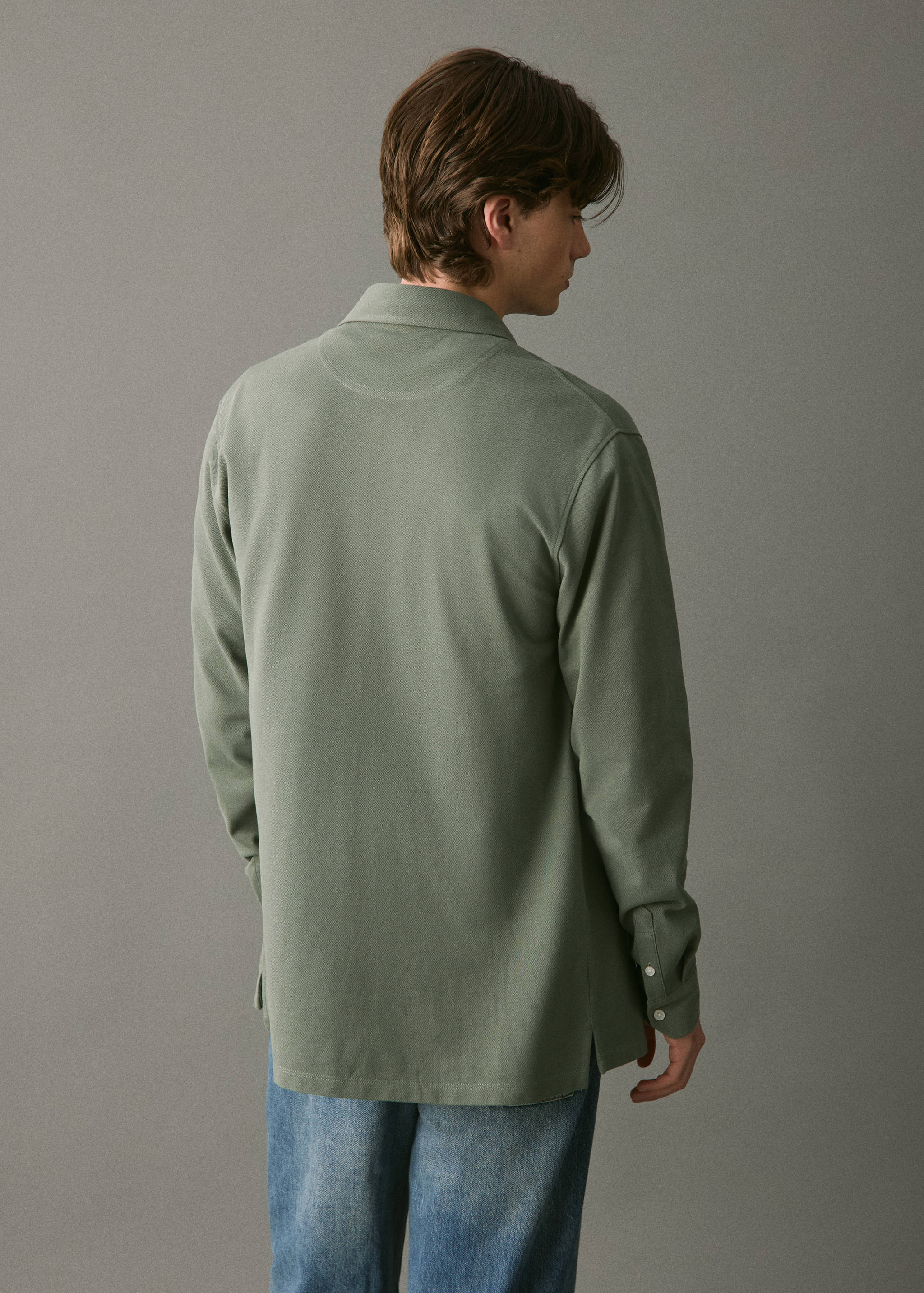 Camisa polo algodón - Reverso del artículo