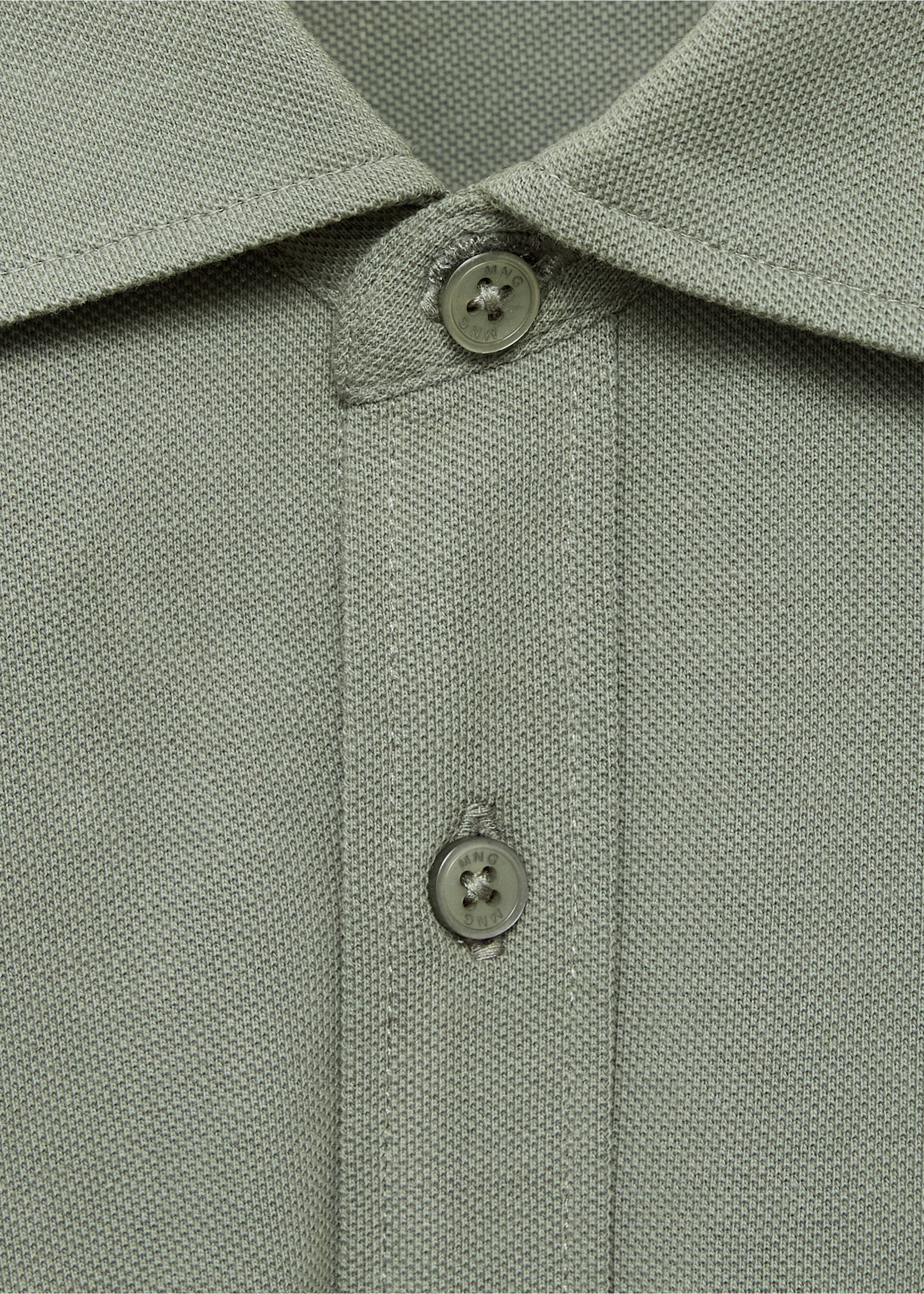Camisa polo algodón - Detalle del artículo 8, Khaki. Ref: 17028638-00.